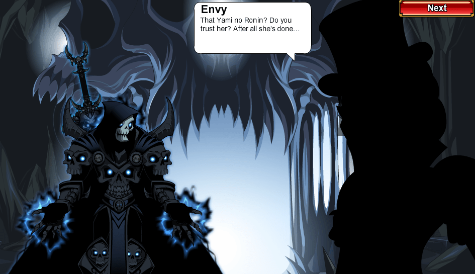 One of the rare moments in AQW where a cutscene mentions your class r/AQW