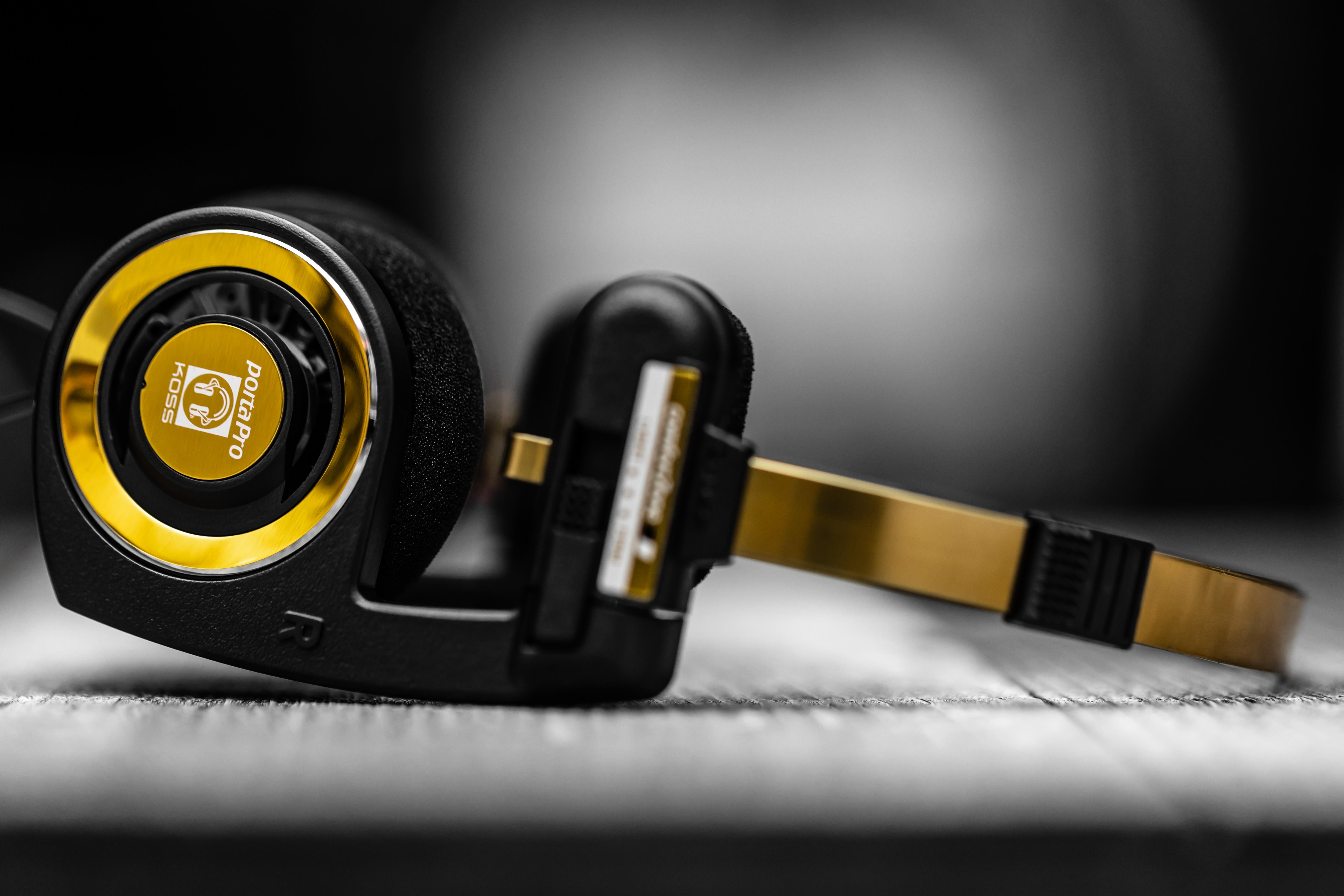 A Nostalgia Purchase Koss Porta Pro Limited Edition Black Gold