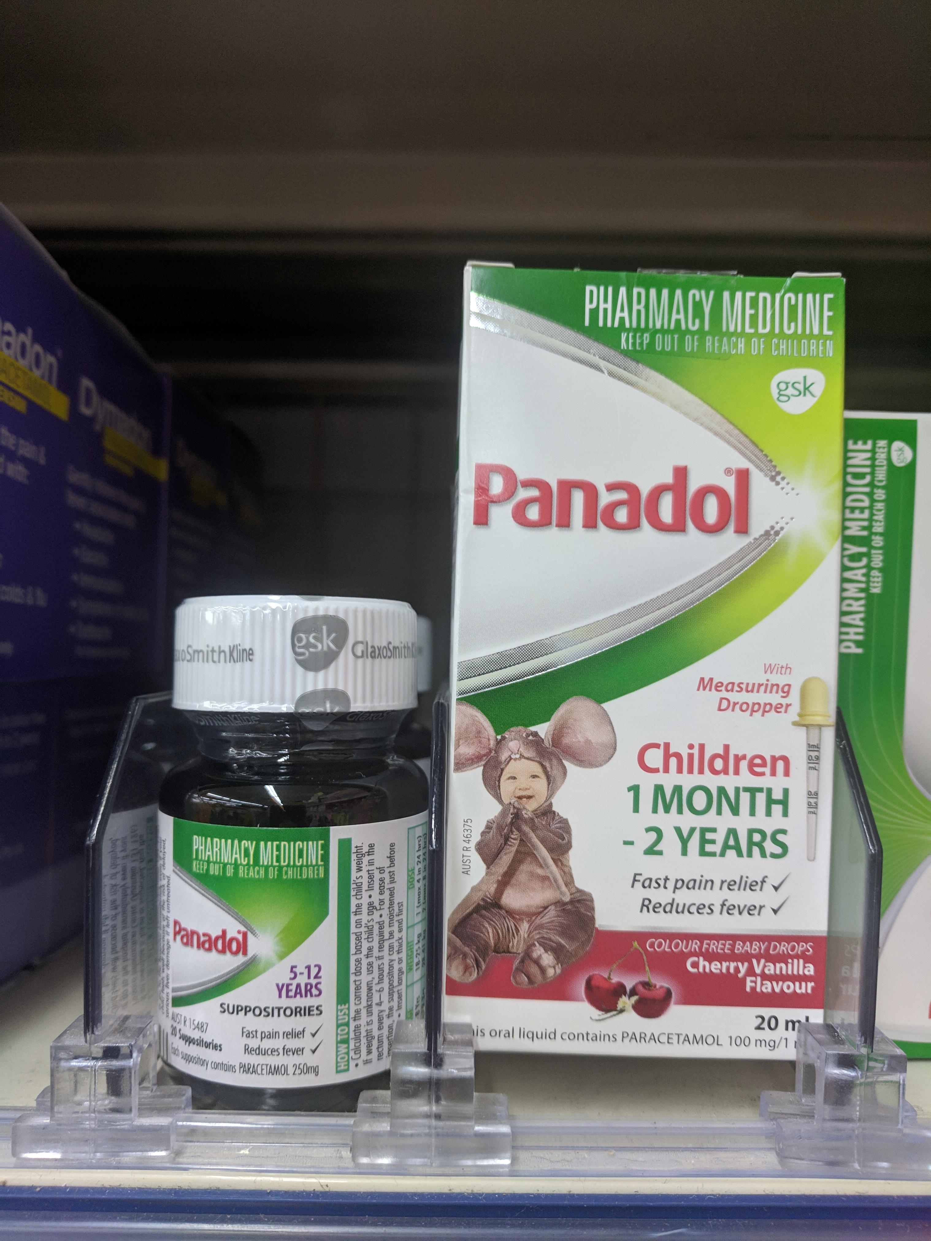 Pain relief for 512 year olds seems a bit WTF r/australia