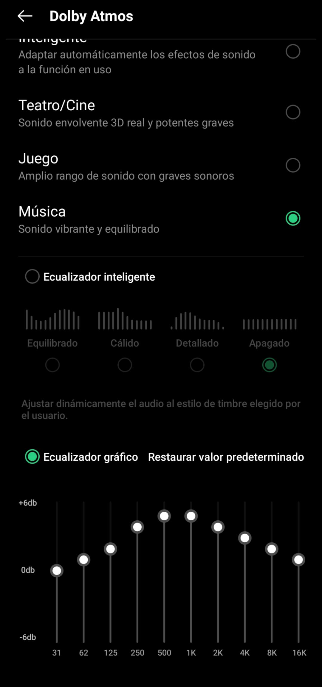 I think this are the best parameters for quality sound in sony wh