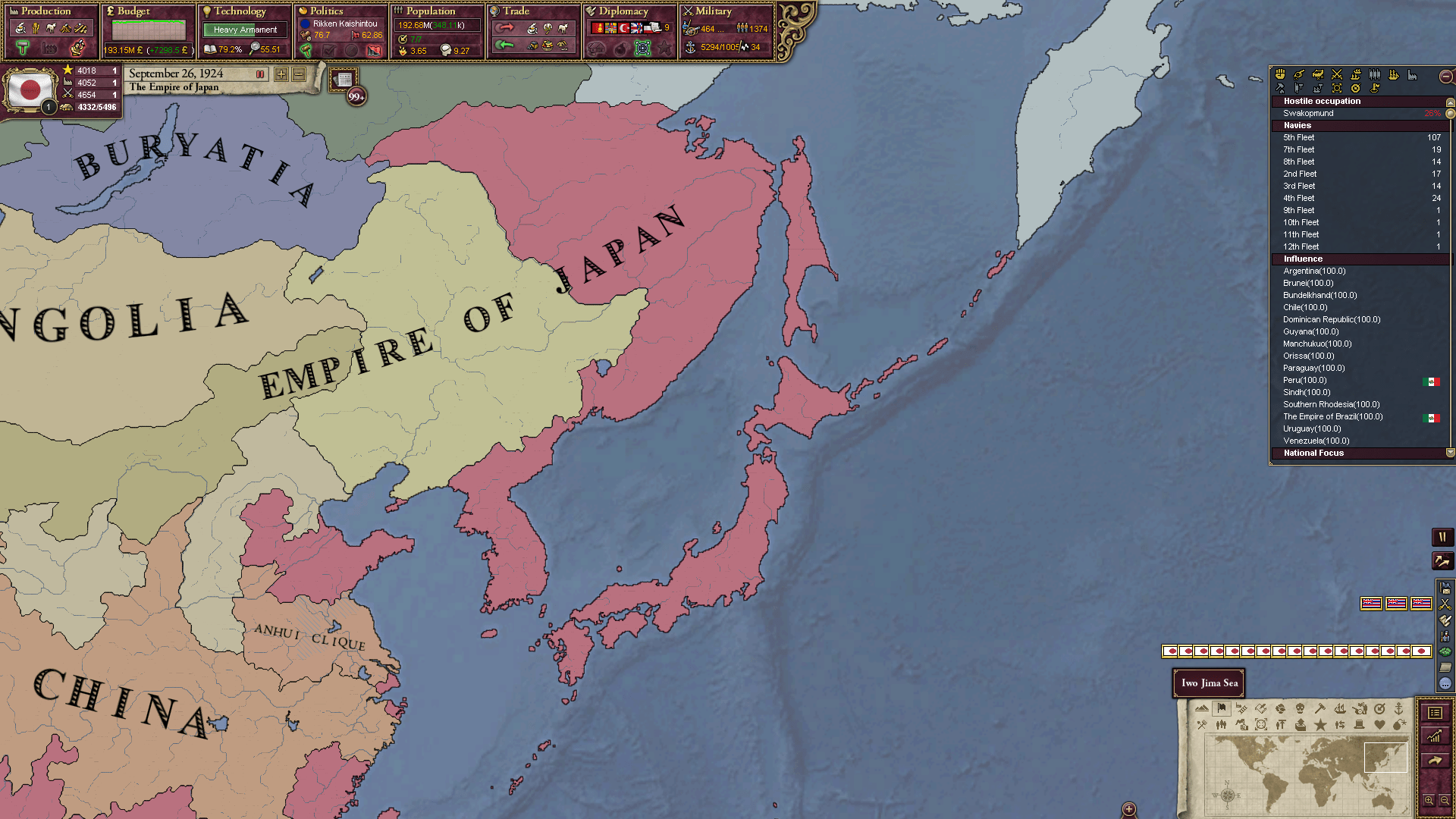 The Empire of the Rising Sun r/victoria2