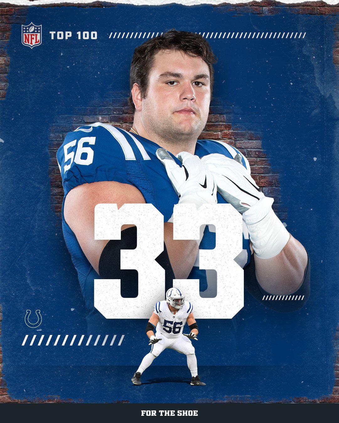 Quenton Nelson comes in at 33 on NFL Top 100 r/Colts
