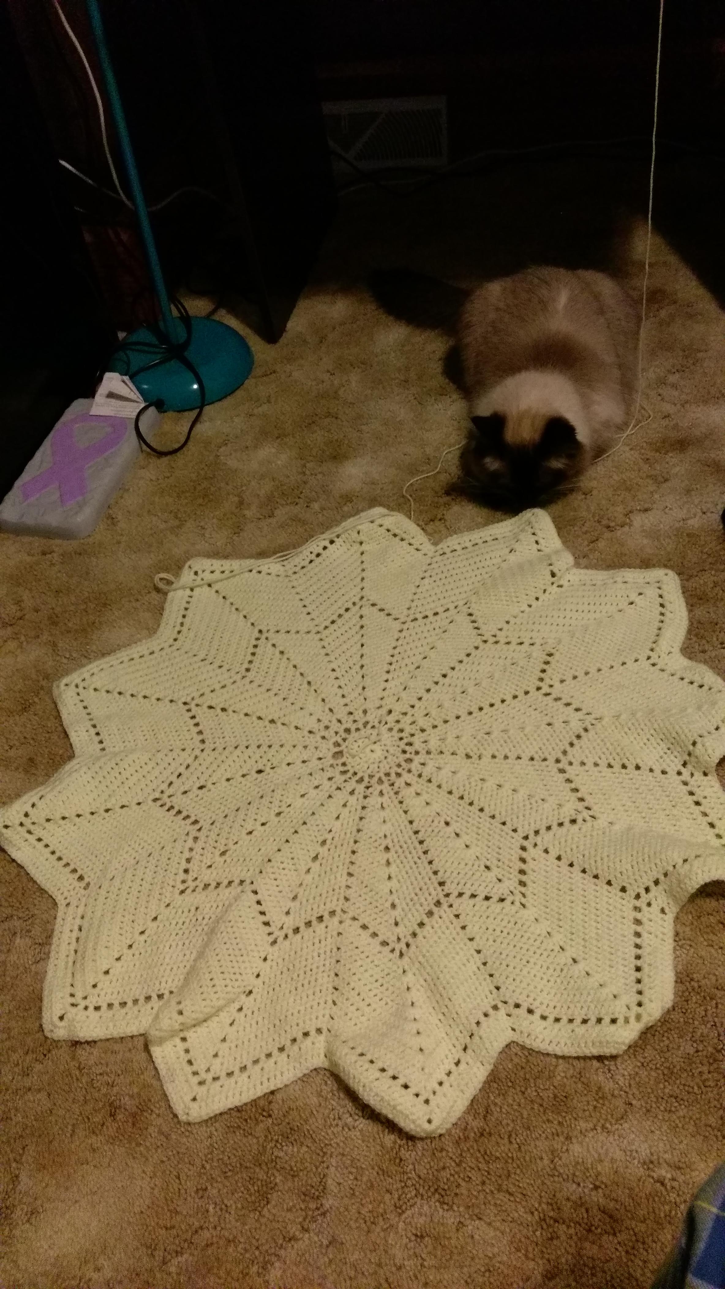 Trying to figure out how big to make a baby blanket. r/crochet