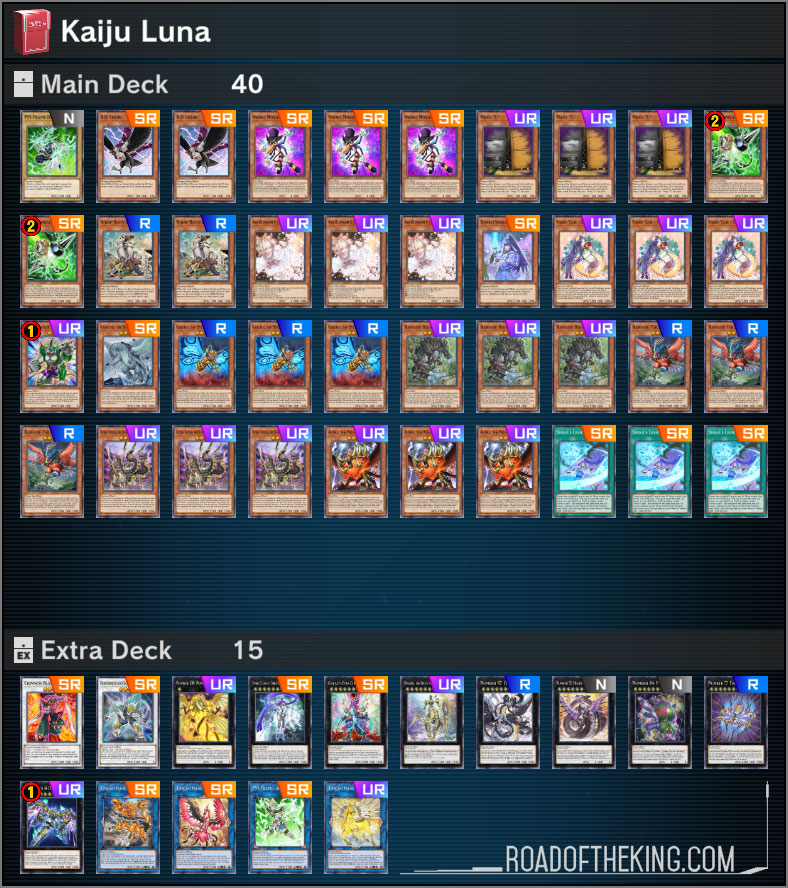 Is this a good KaijuLuna deck ? (found it on RoadOfTheKing) r/masterduel