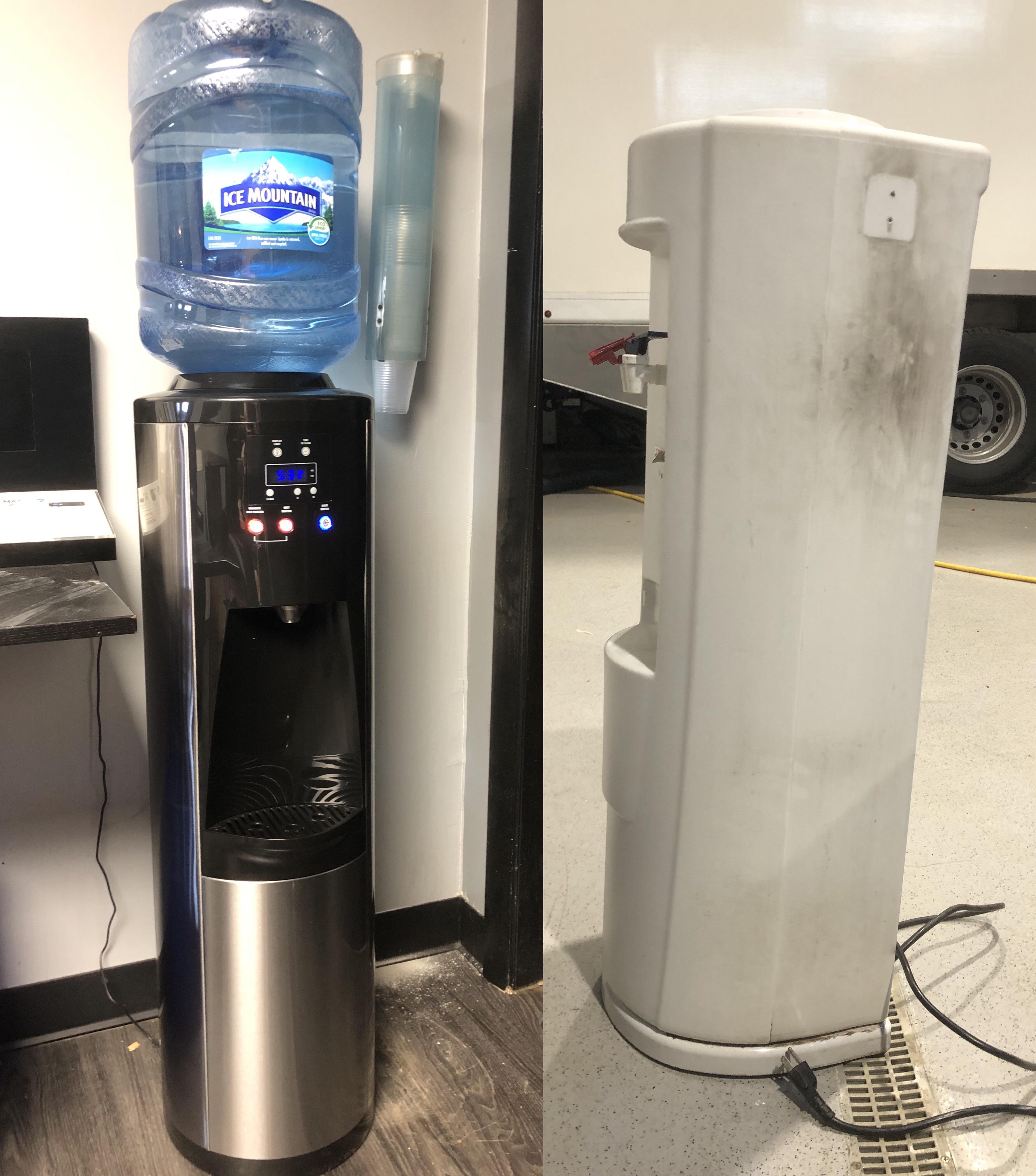 We just got a glorious new Imperial water cooler to replace our dirty