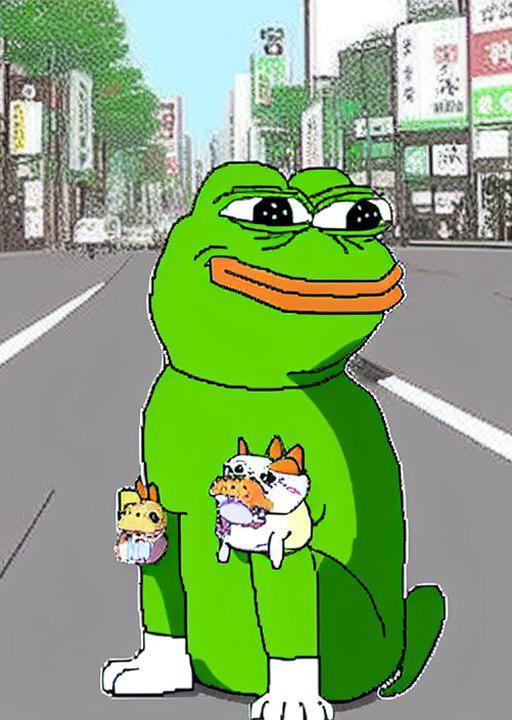 Mcpepe generated pepe dog in Japan r/DOG