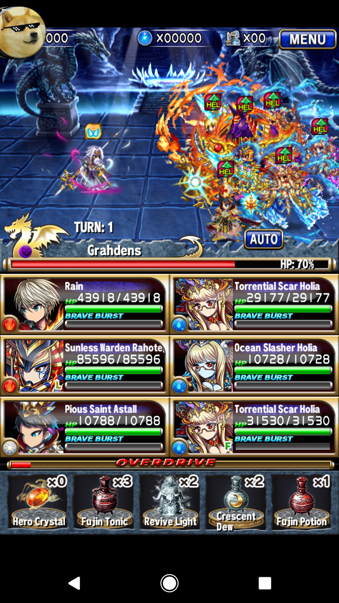 Rahotep Max HP test r/bravefrontier