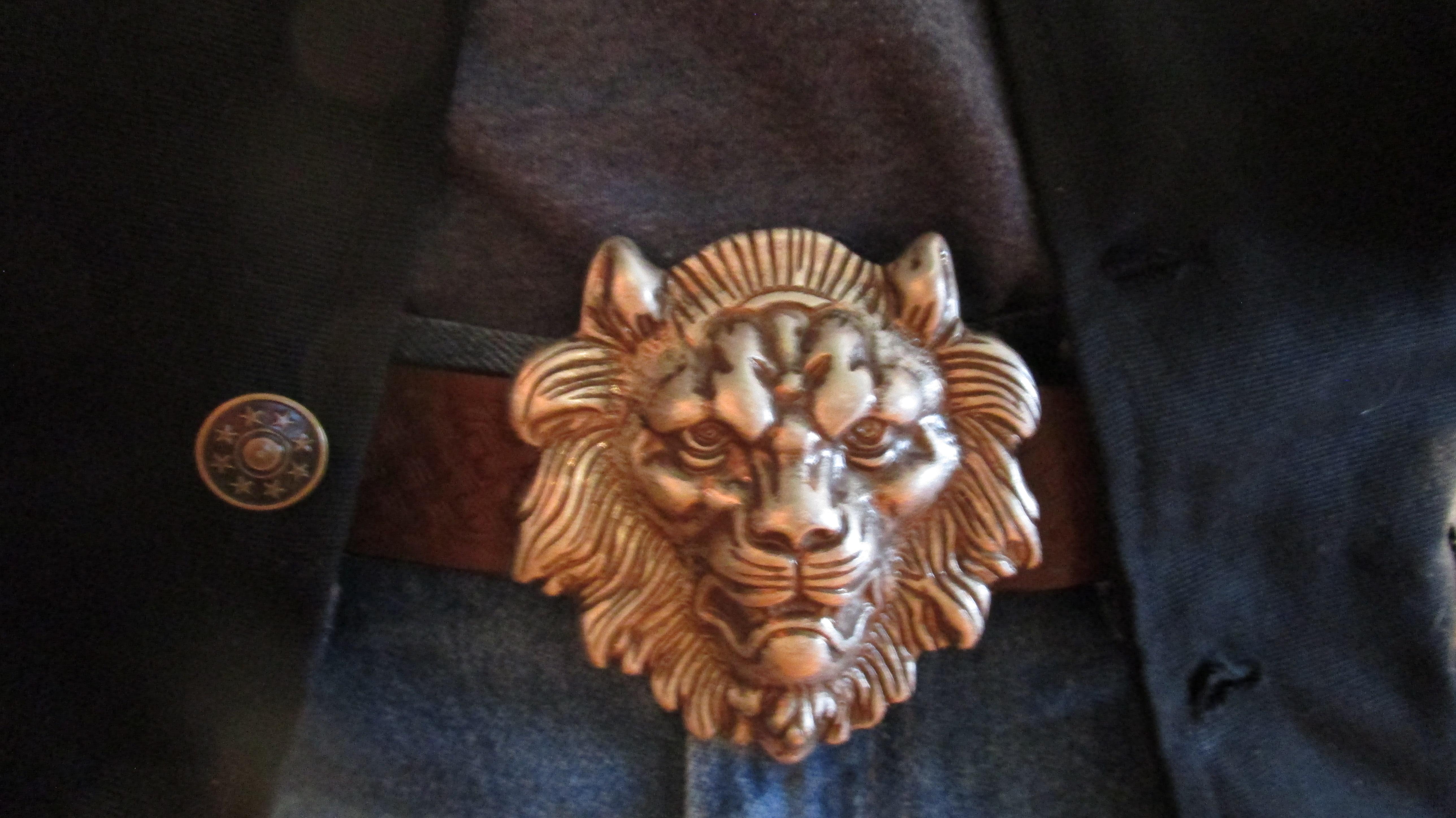 WIWT Lion Belt buckle. r/malefashion