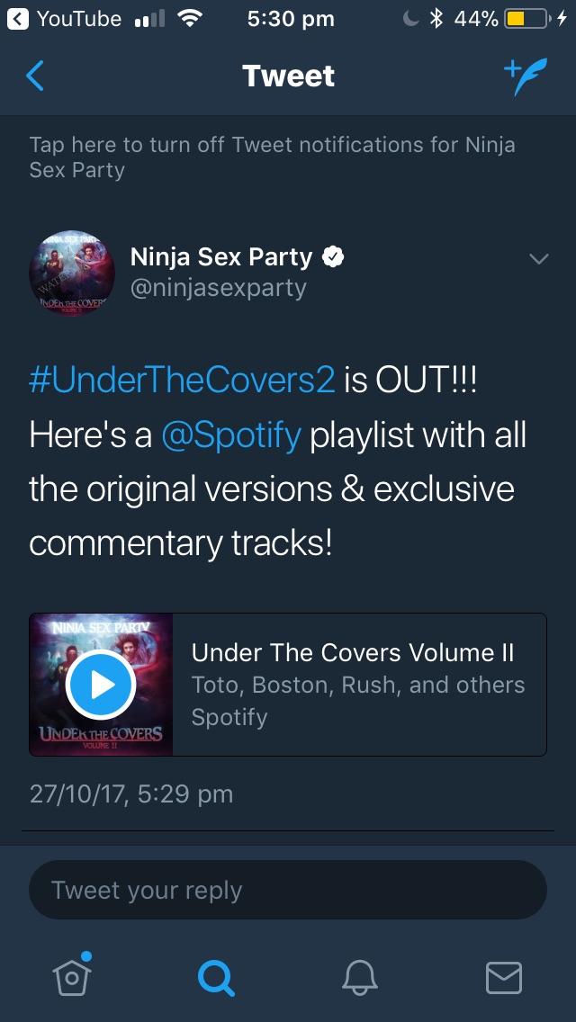 Offical Nsp tweet, under the cover volume 2 is now out! r/gamegrumps