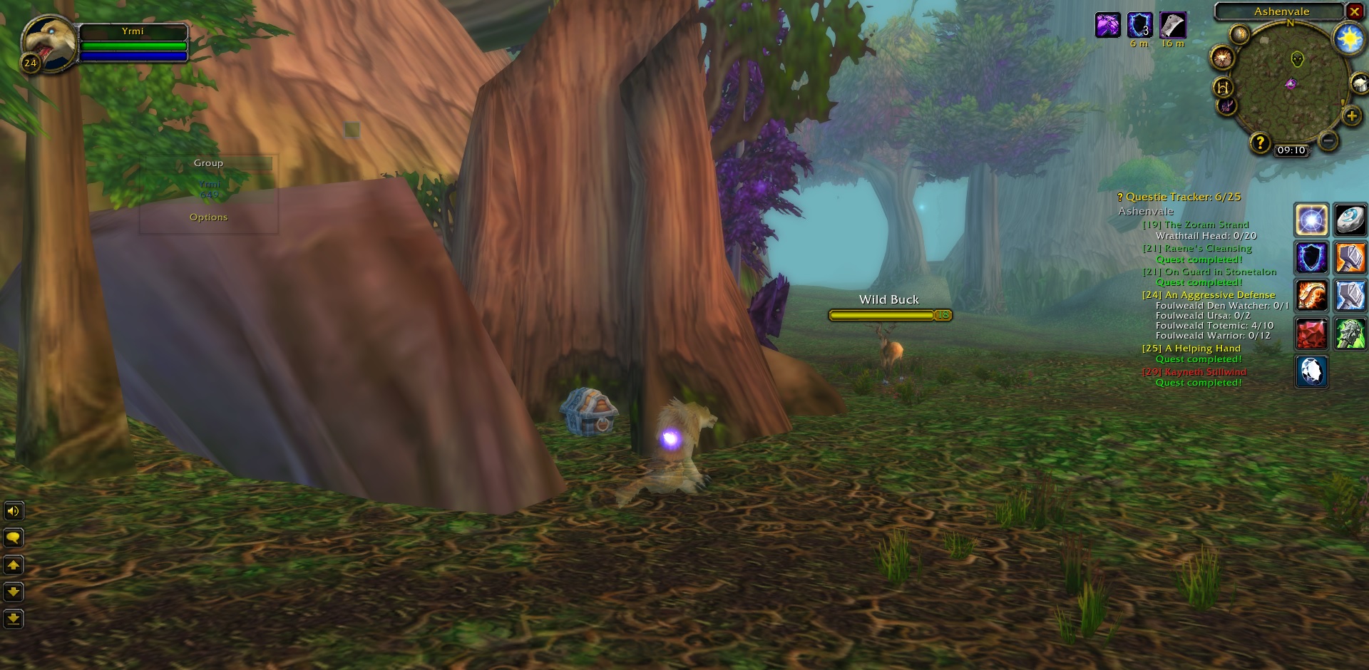 Who else loves randomly hidden chests like this one in a hollow tree in