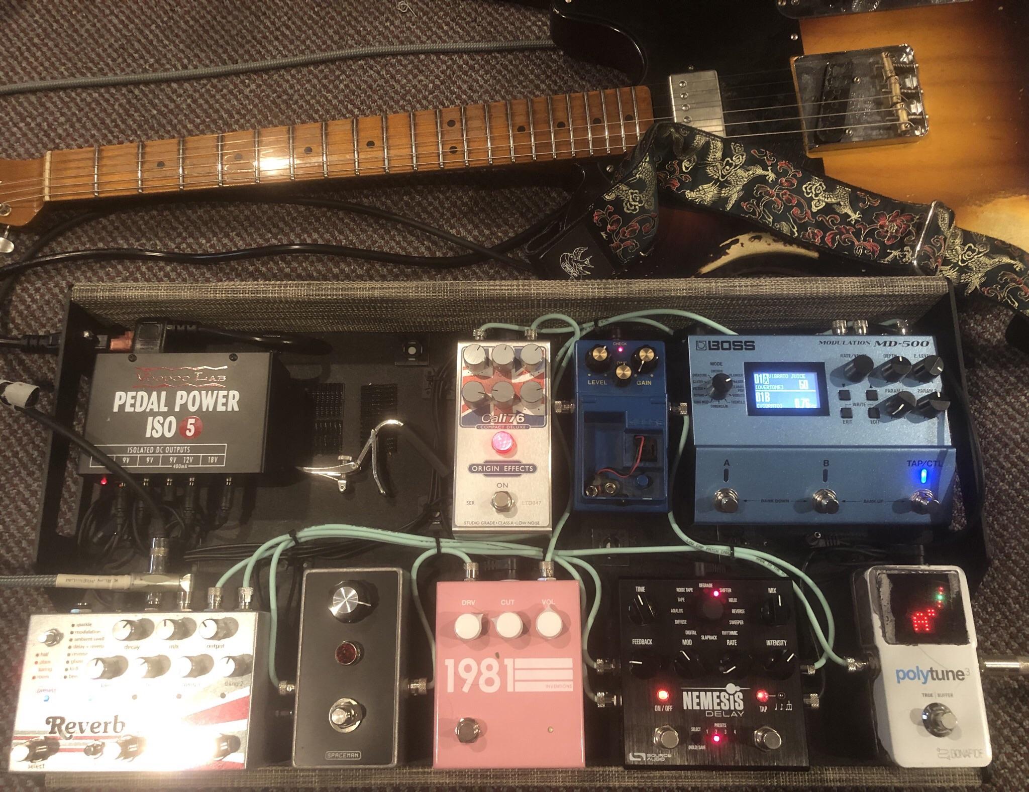 Updated my pedal setup! r/guitarpedals