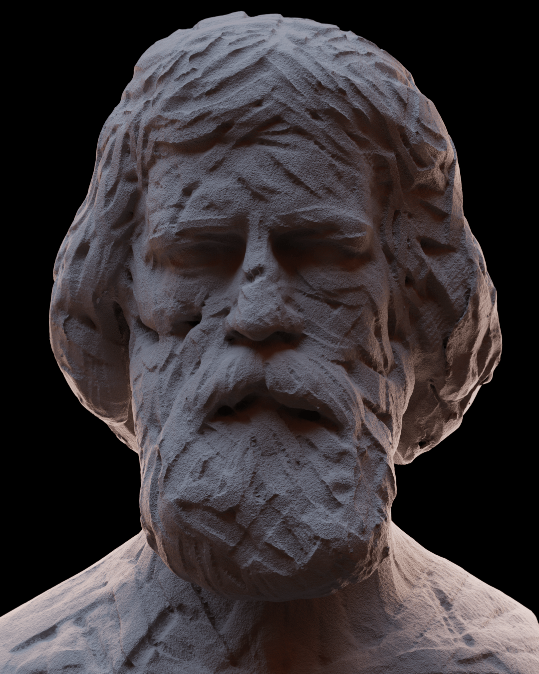 Clay Bust Sculpture Zbrushblender 283 Cycles Clay Bust Bust Images