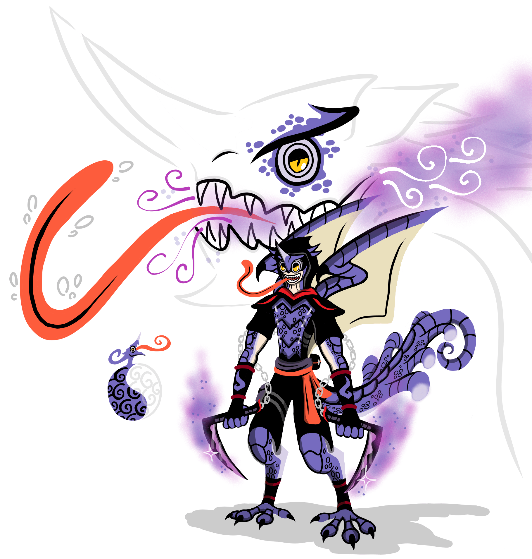 Ryu Ryu no mi model Chameleos (One piece x Monster hunter) r/OnePiece