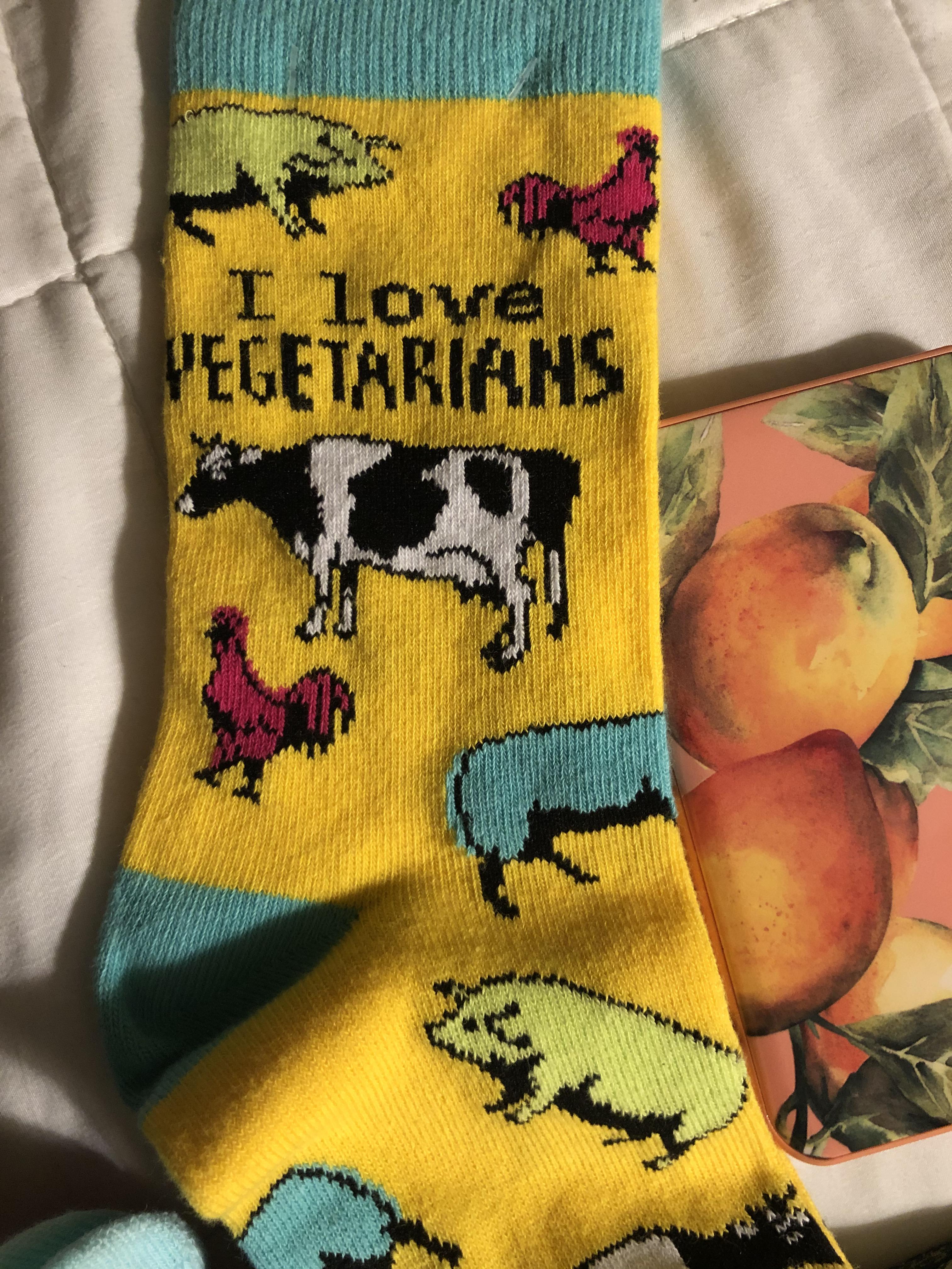 These socks my friend got me for Christmas, I love how all my friends