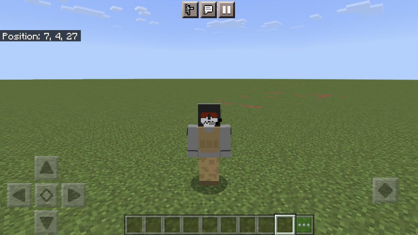 The amazing Ghost Minecraft skin I made considering it is my first skin