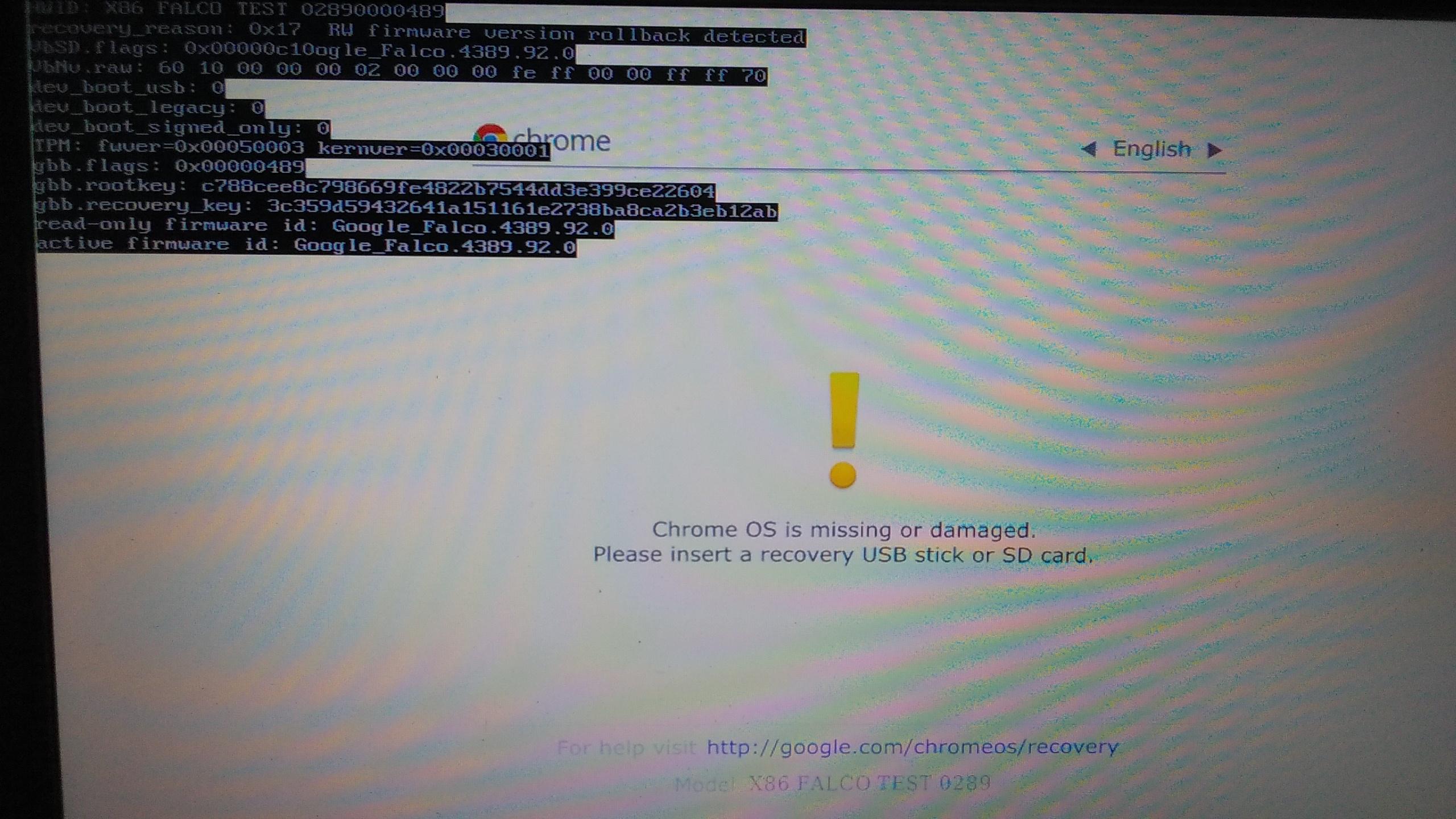 Need help with gbb flags/ Chromebook wont boot after attempting to