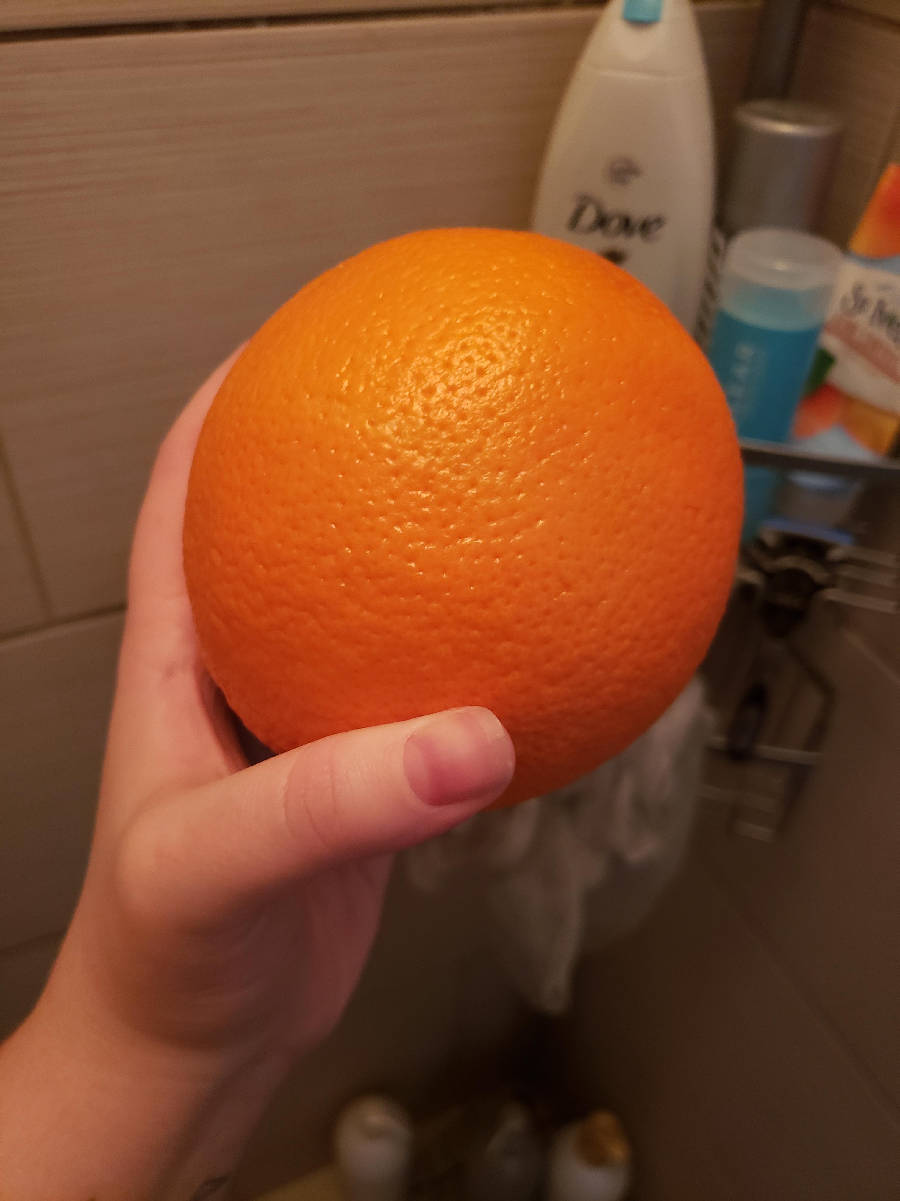 First shower orange, kinda nervous 👀 r/ShowerOrange