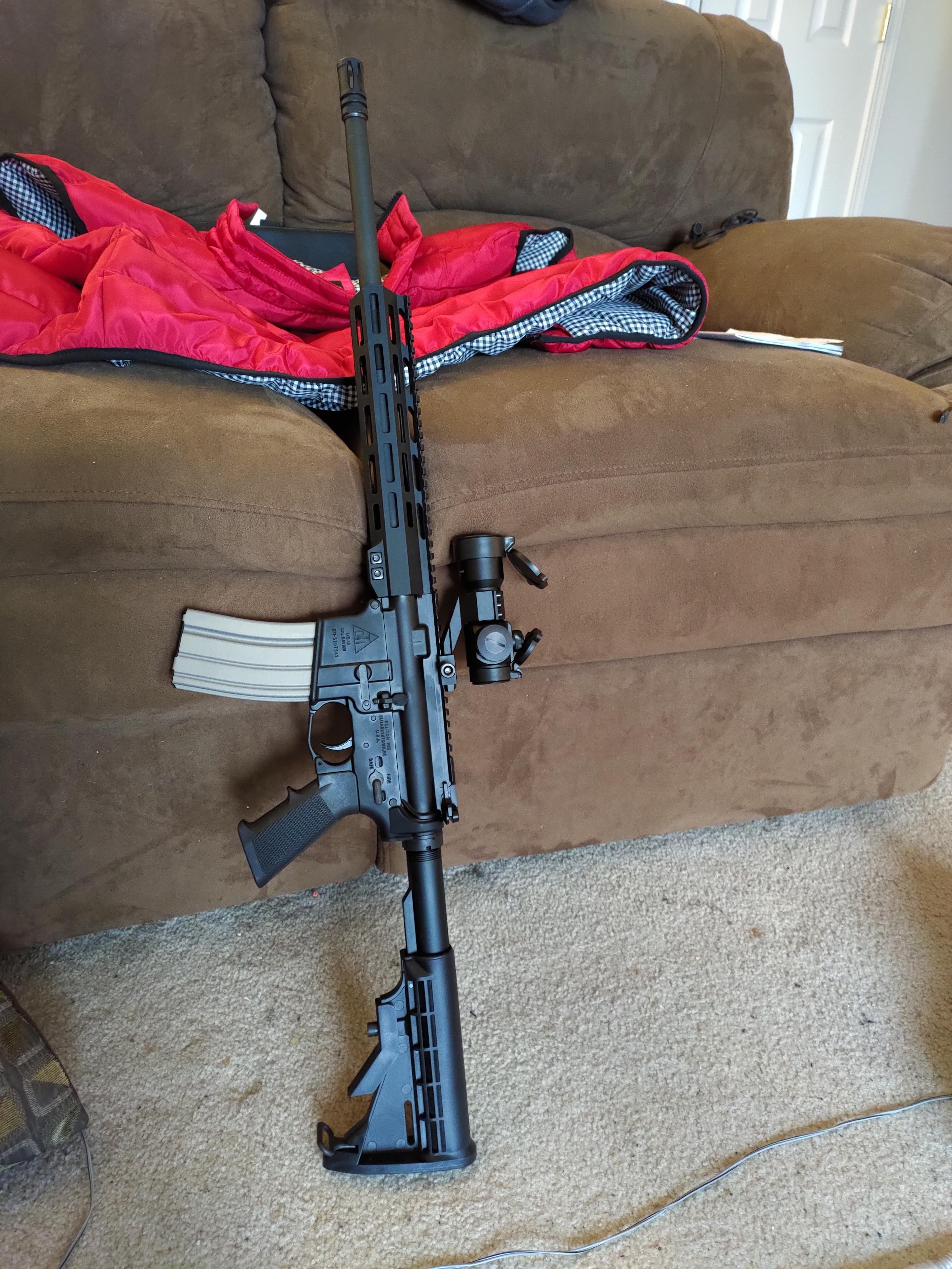 My first AR. I am new to this platform so I got a cheaper unit to