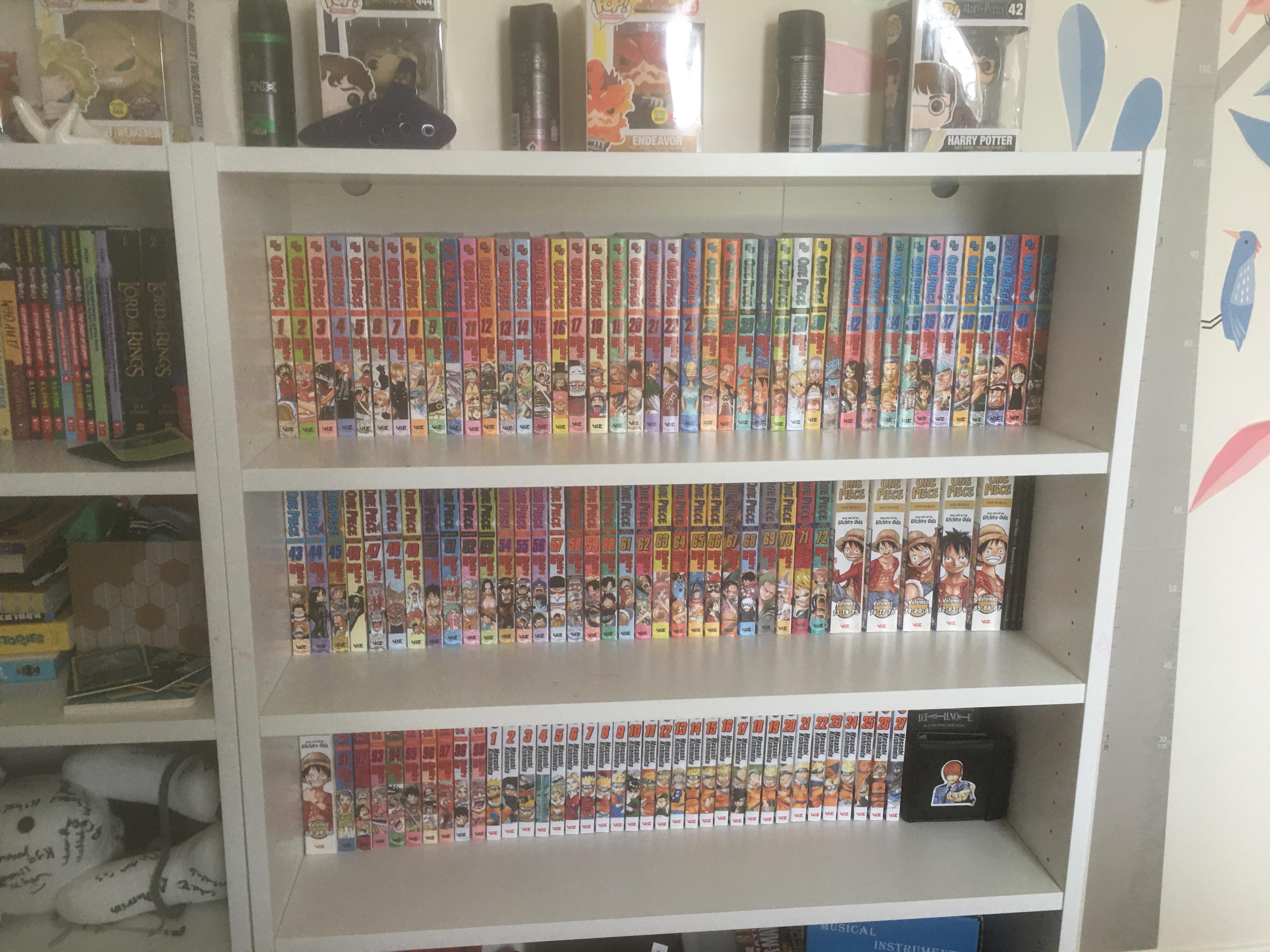 My one piece bookshelf r/OnePiece