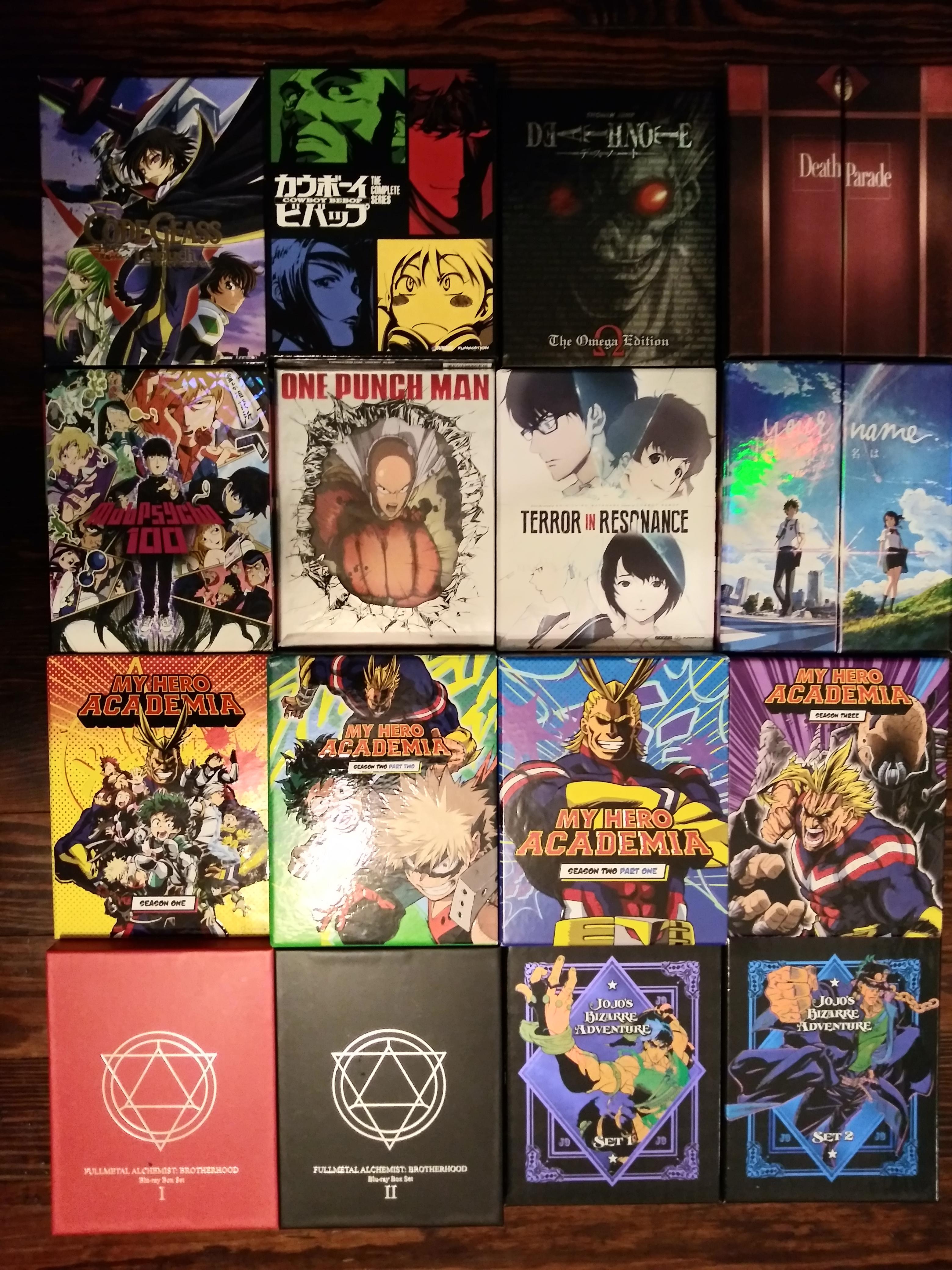 My anime box sets r/dvdcollection