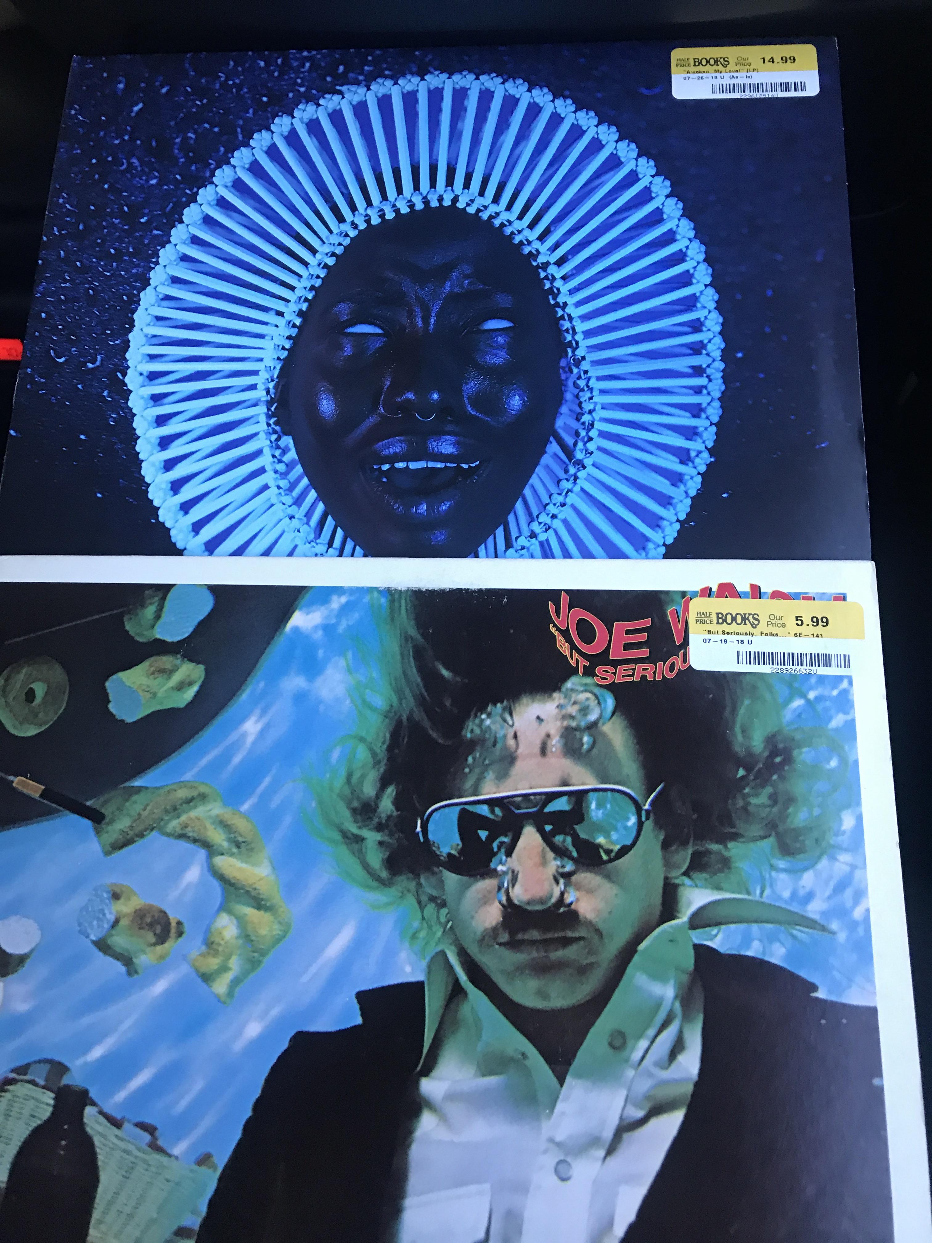 Bought my first two vinyl records today, super excited to start my