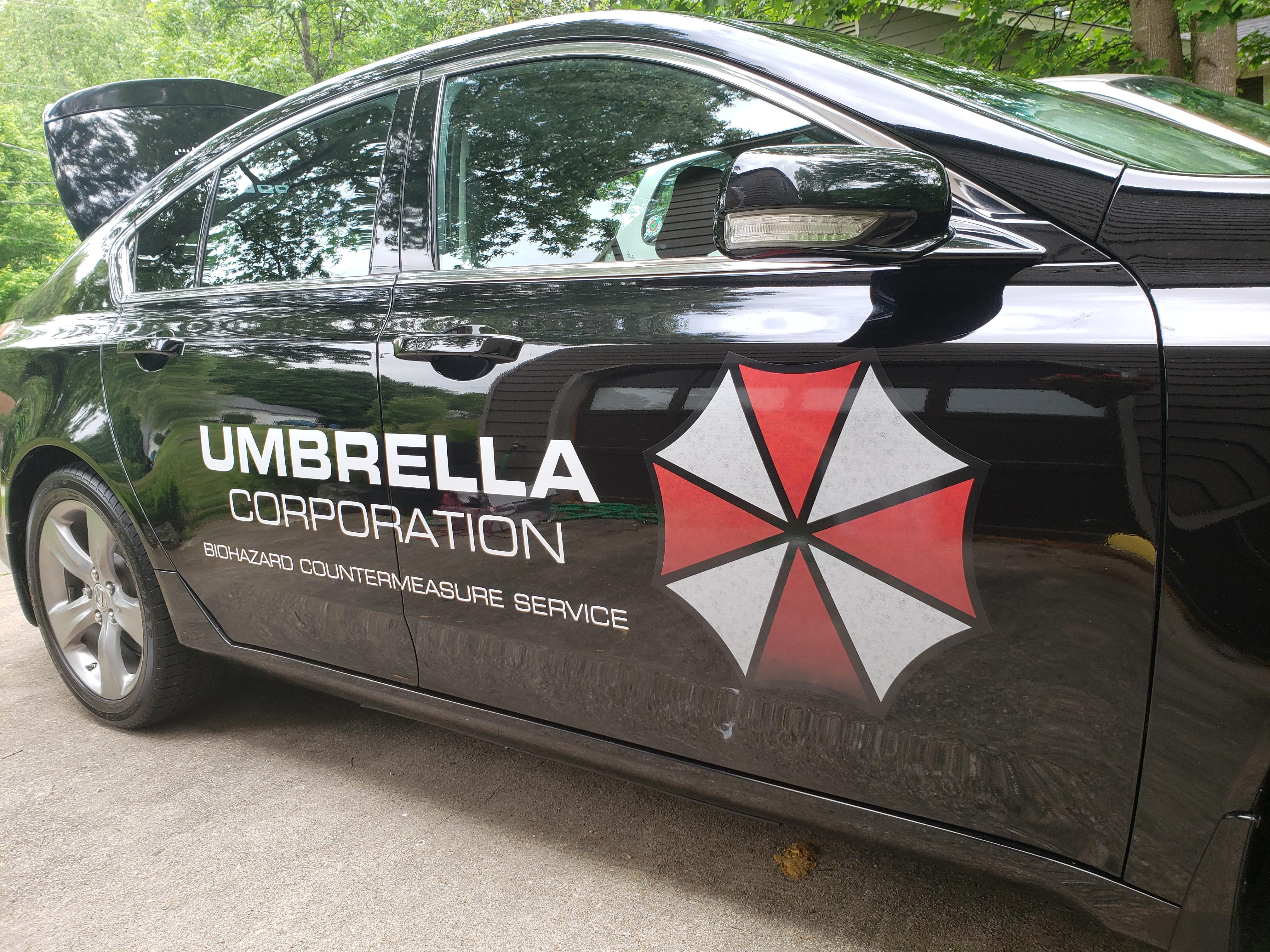 Start of my Umbrella show car r/residentevil