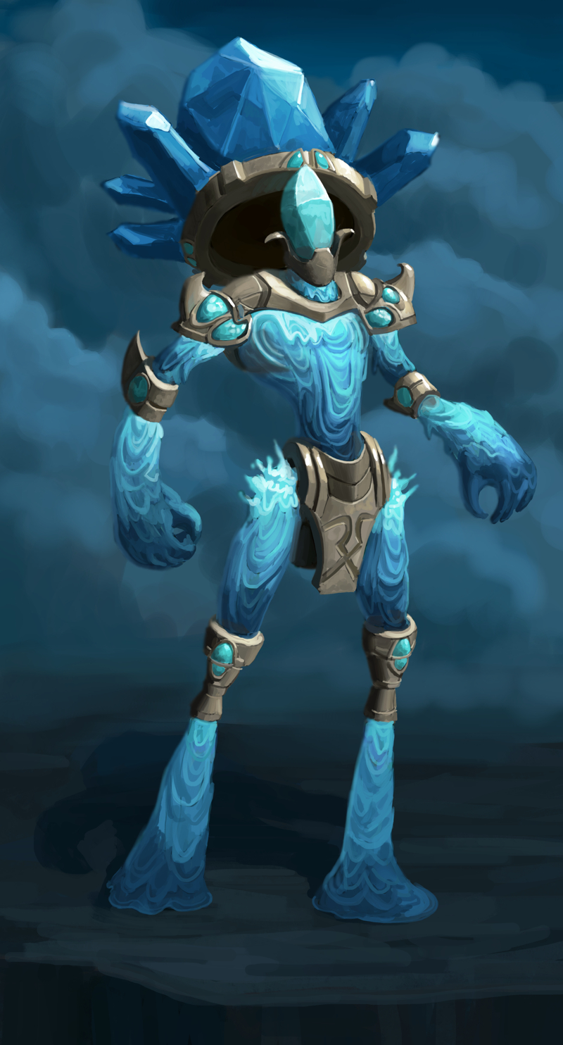 [Art][OC] Water elemental design r/DnD