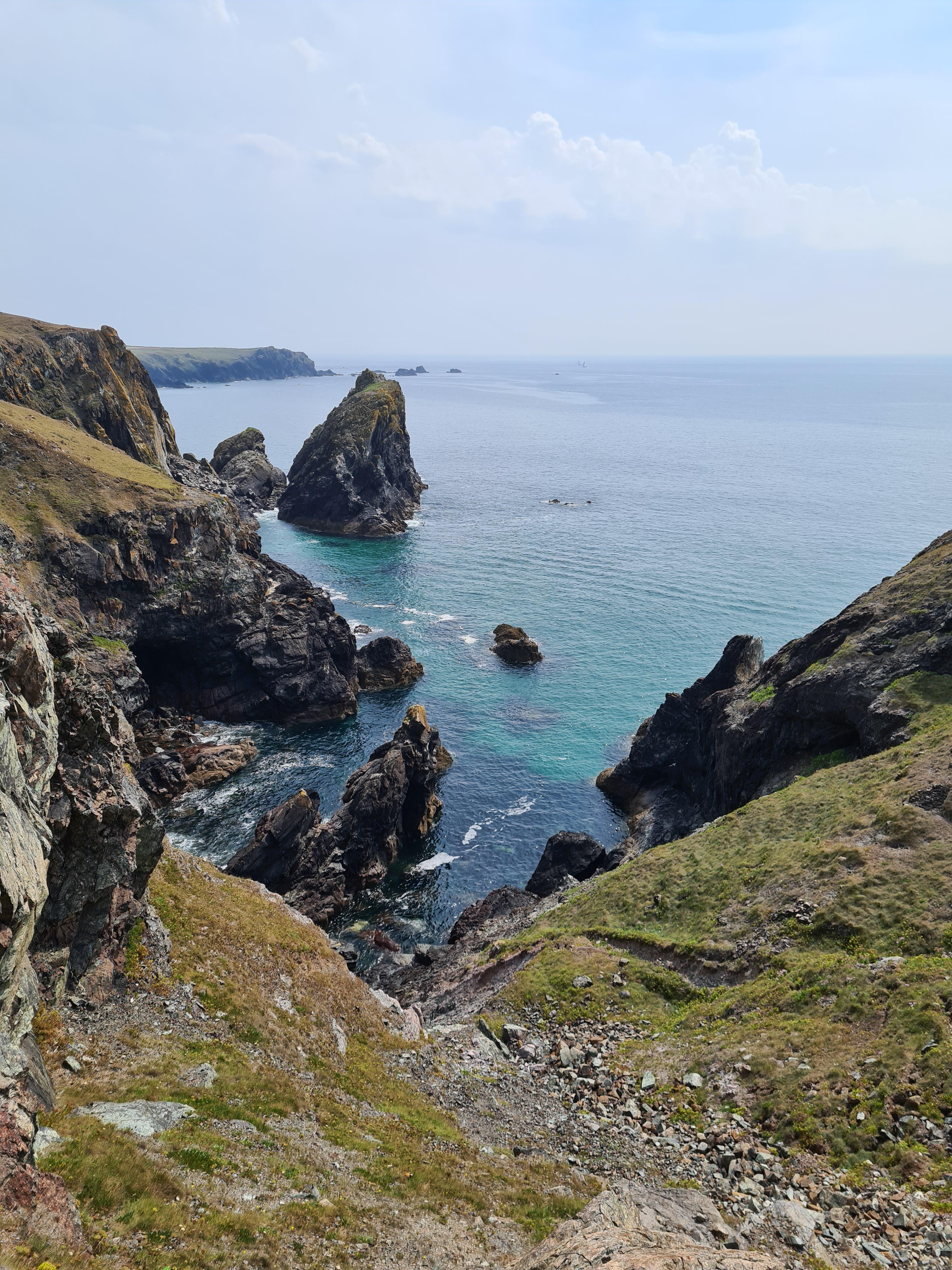 The rugged Cornish coastline. England UK r/ruralporn