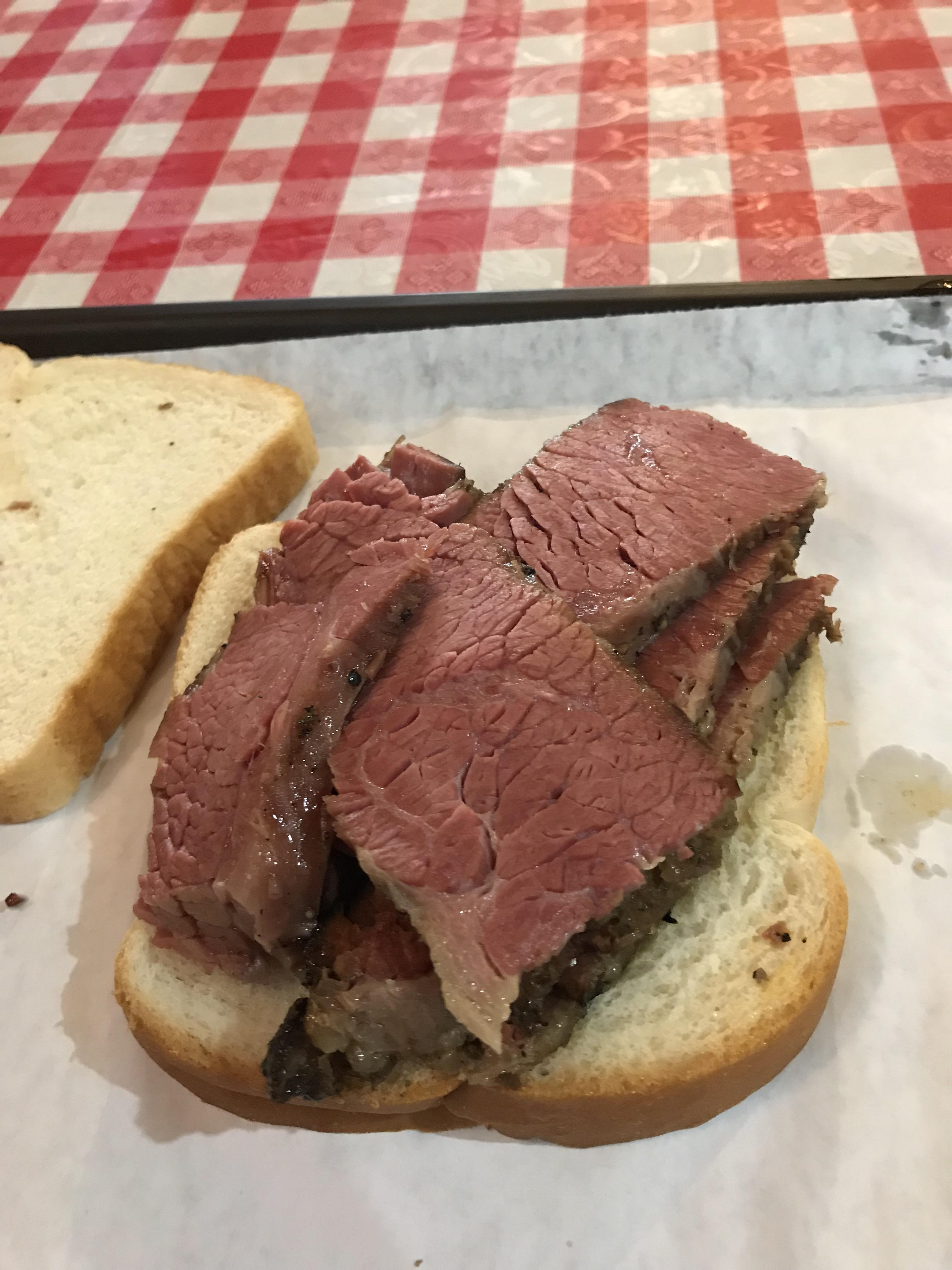 Home cured pastrami sandwich at John Brown’s. delicious r/FoodNYC