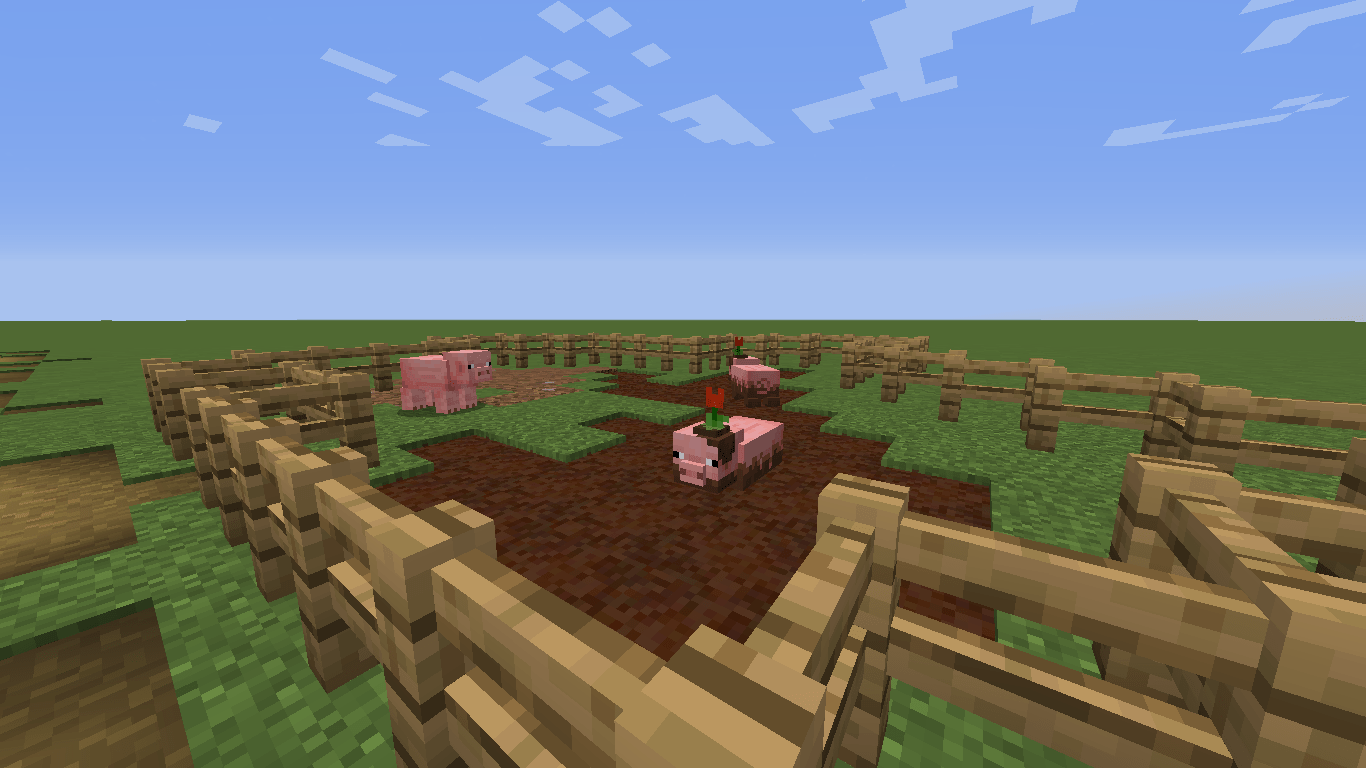 I've added muddy pigs and mud to minecraft r/Minecraft