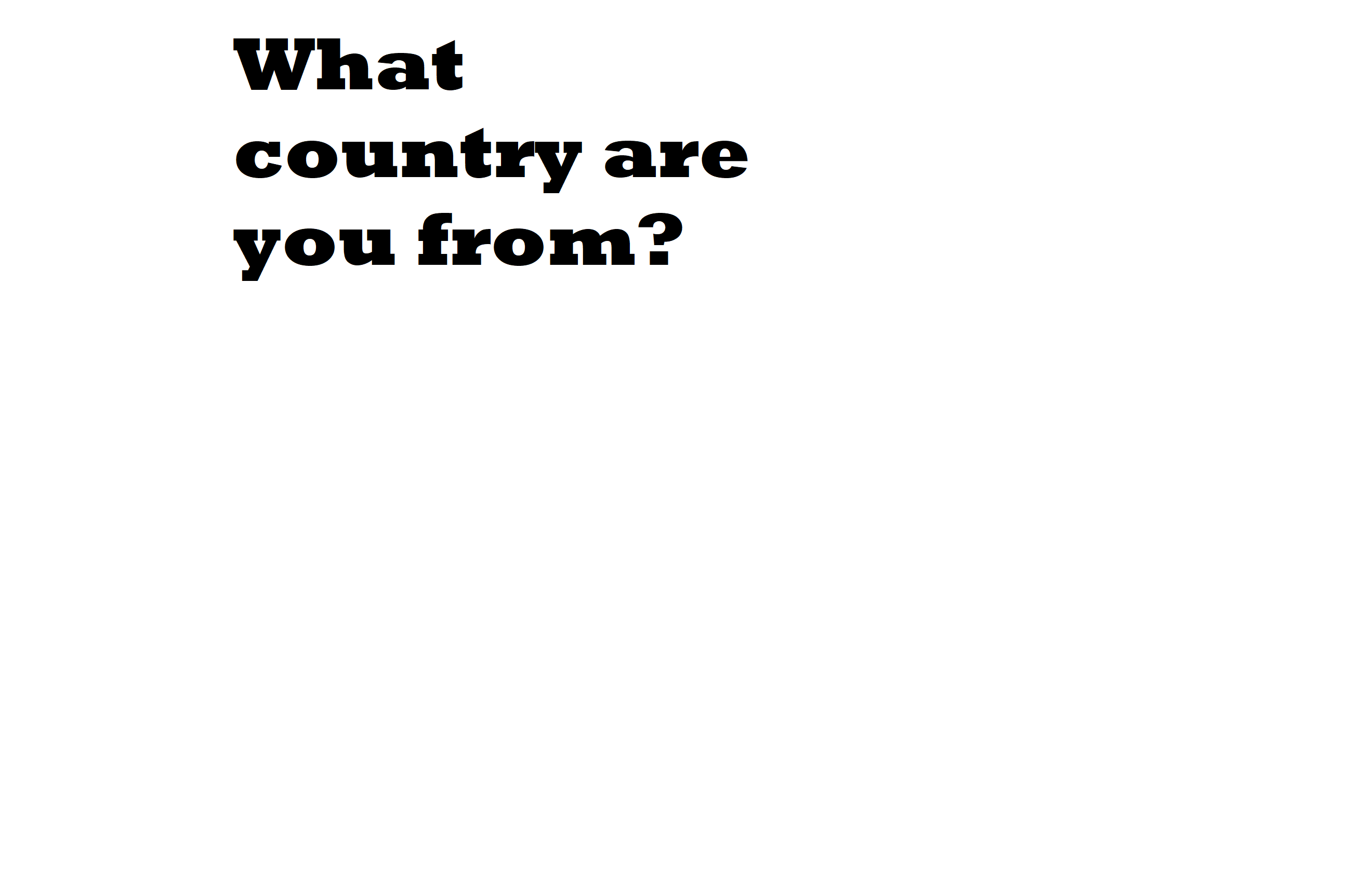 What country are you from? r/JackSucksAtGeography