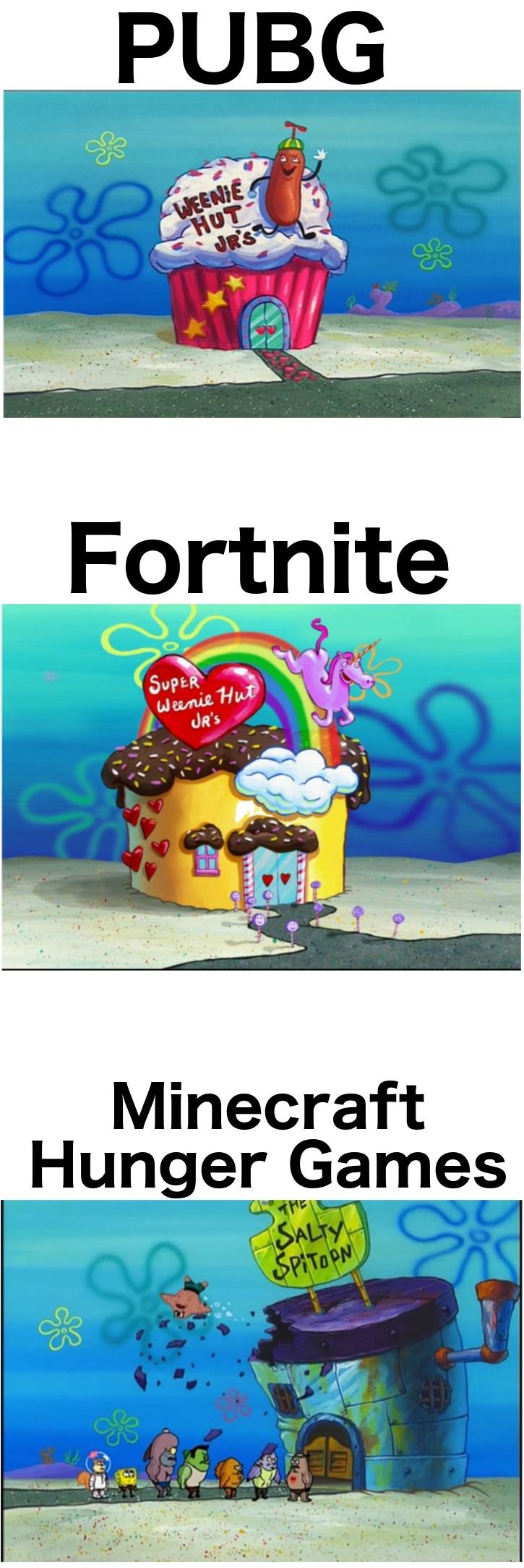 Fortnite is better than PUBG and Minecraft FortniteBattleRoyale