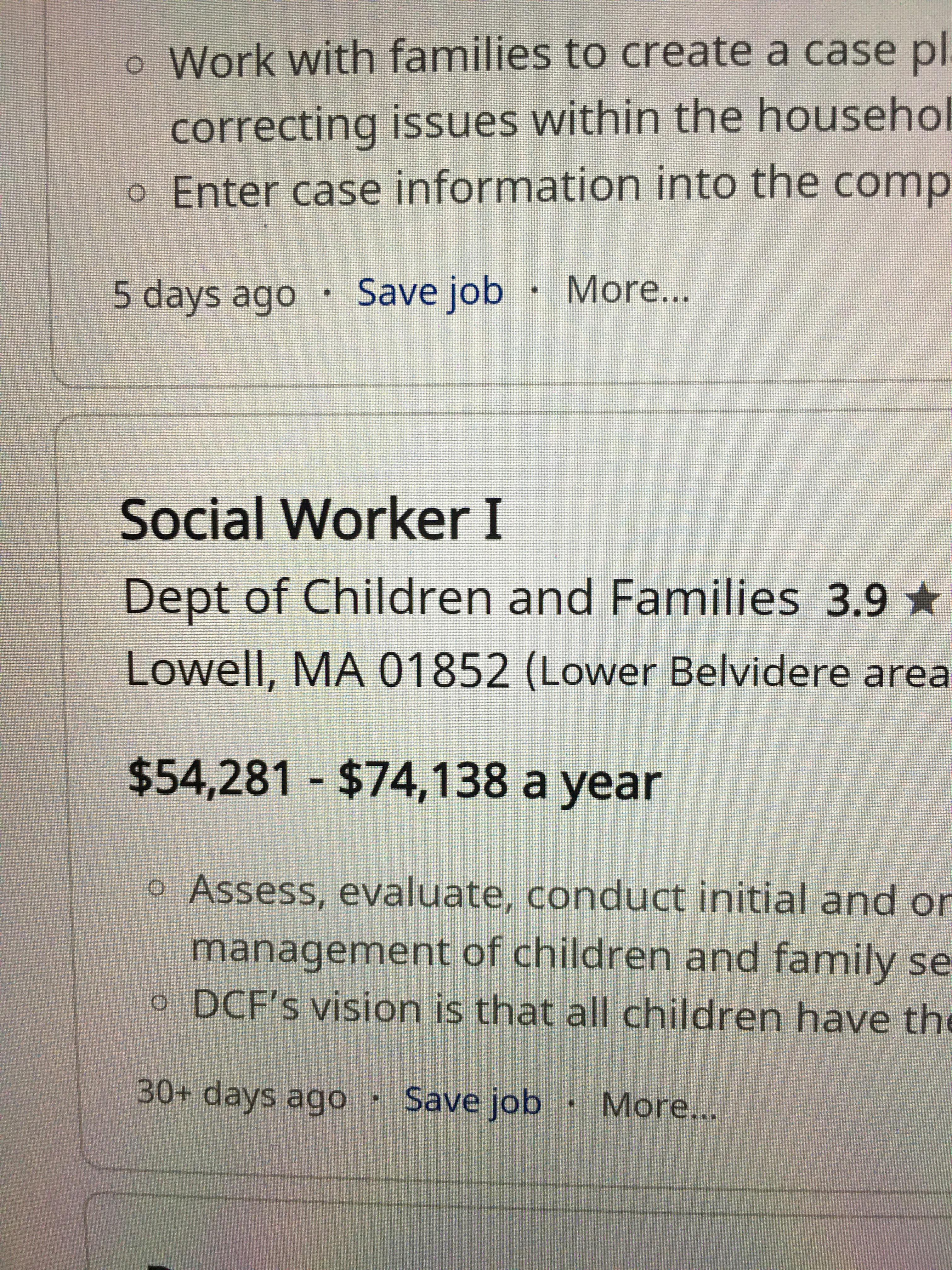 I’ve been looking for jobs and found one in Lowell, MA... tempting