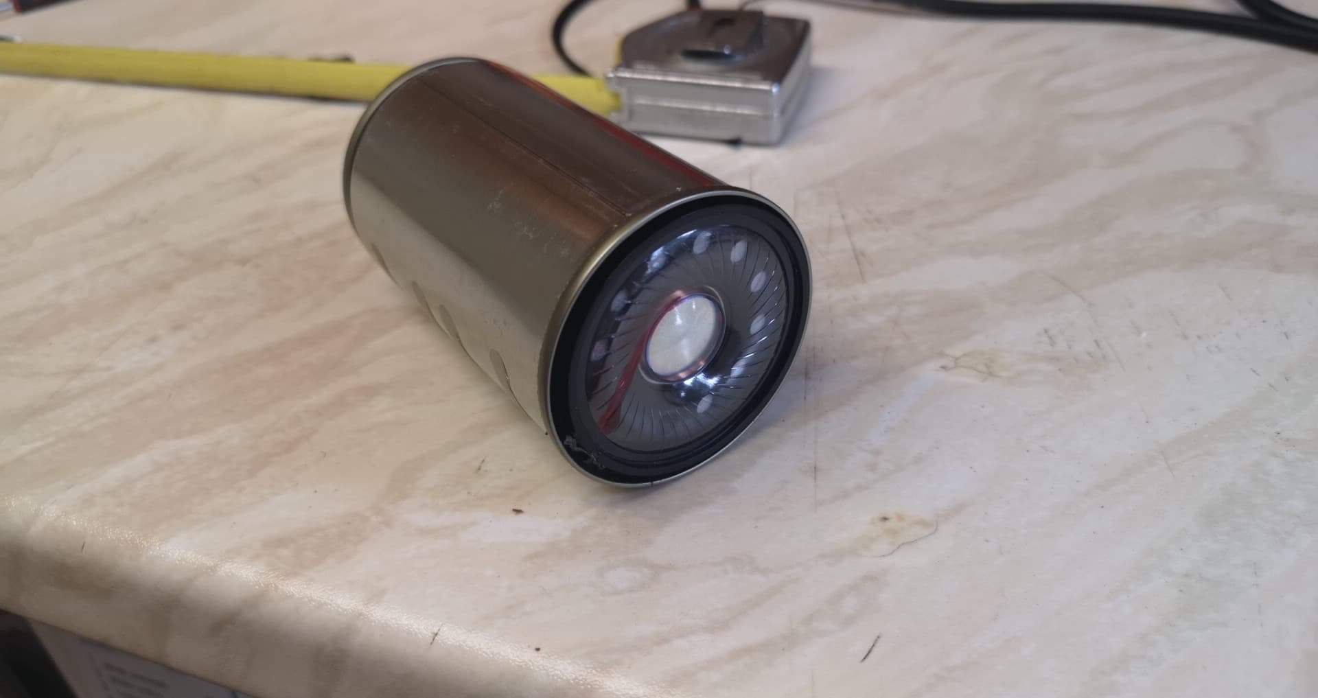 As much as I like this mini speaker, it does sound a little tinny