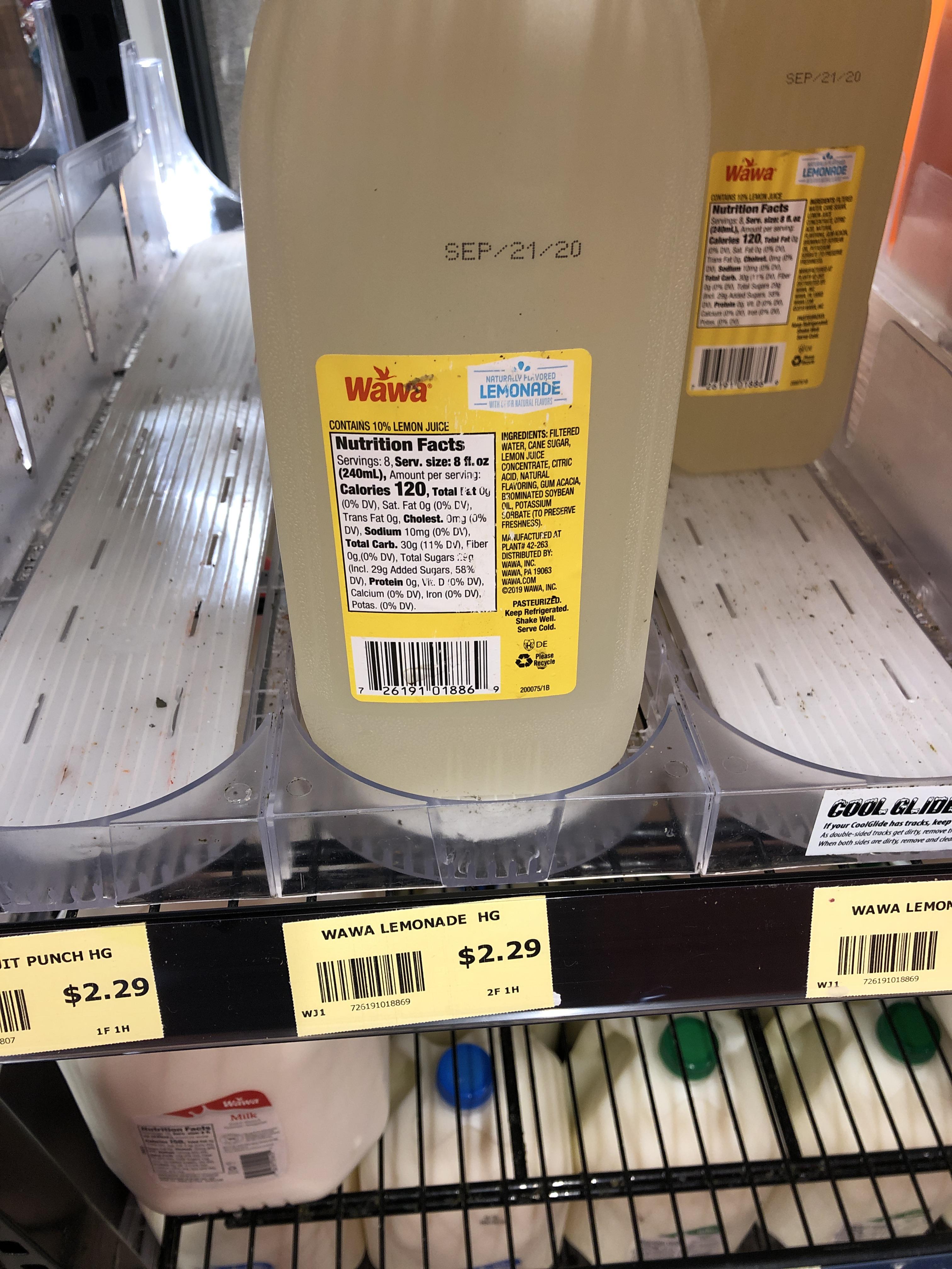 Update we got lemonade r/Wawa