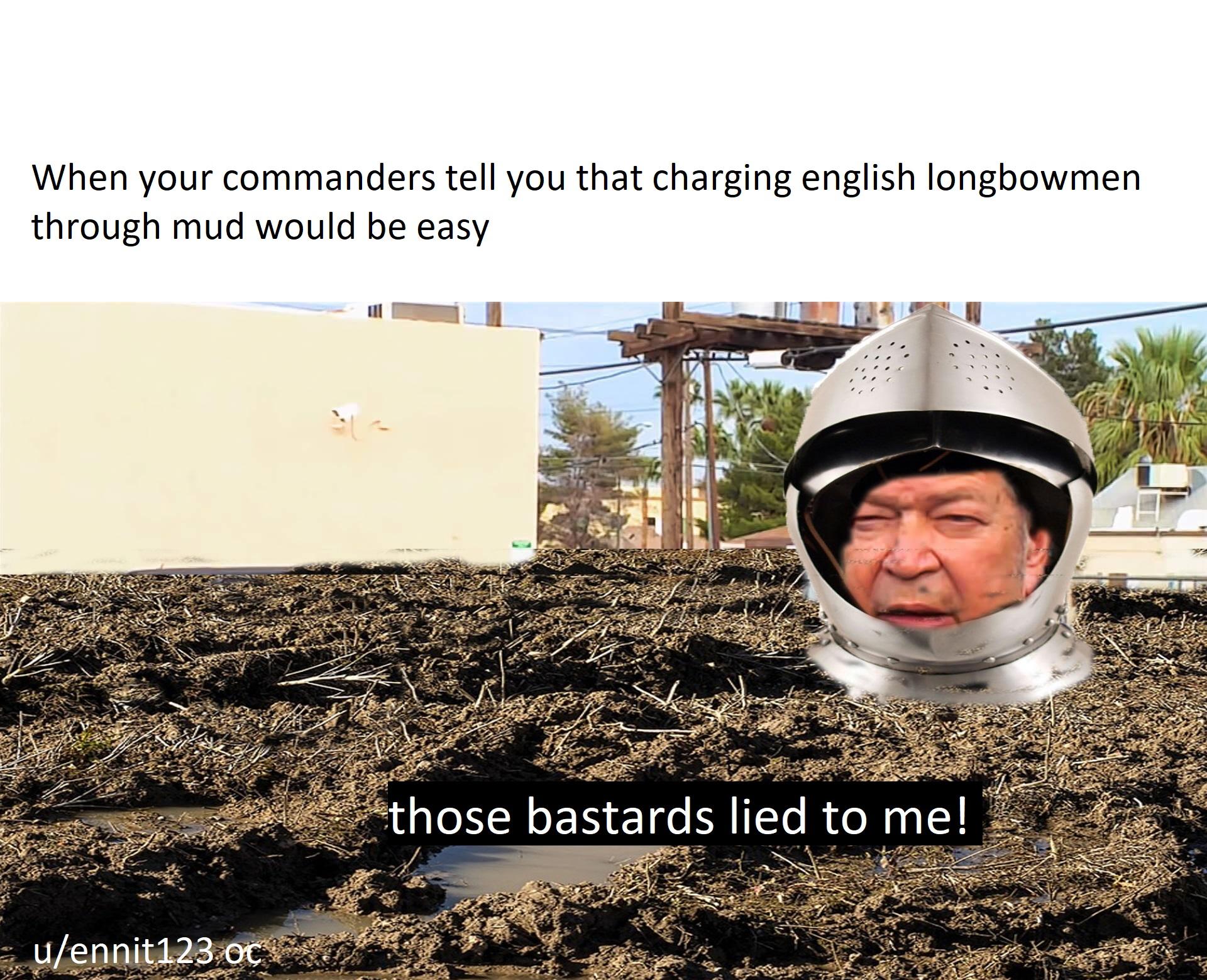 French knights last words at Agincourt (Colourised) r/HistoryMemes