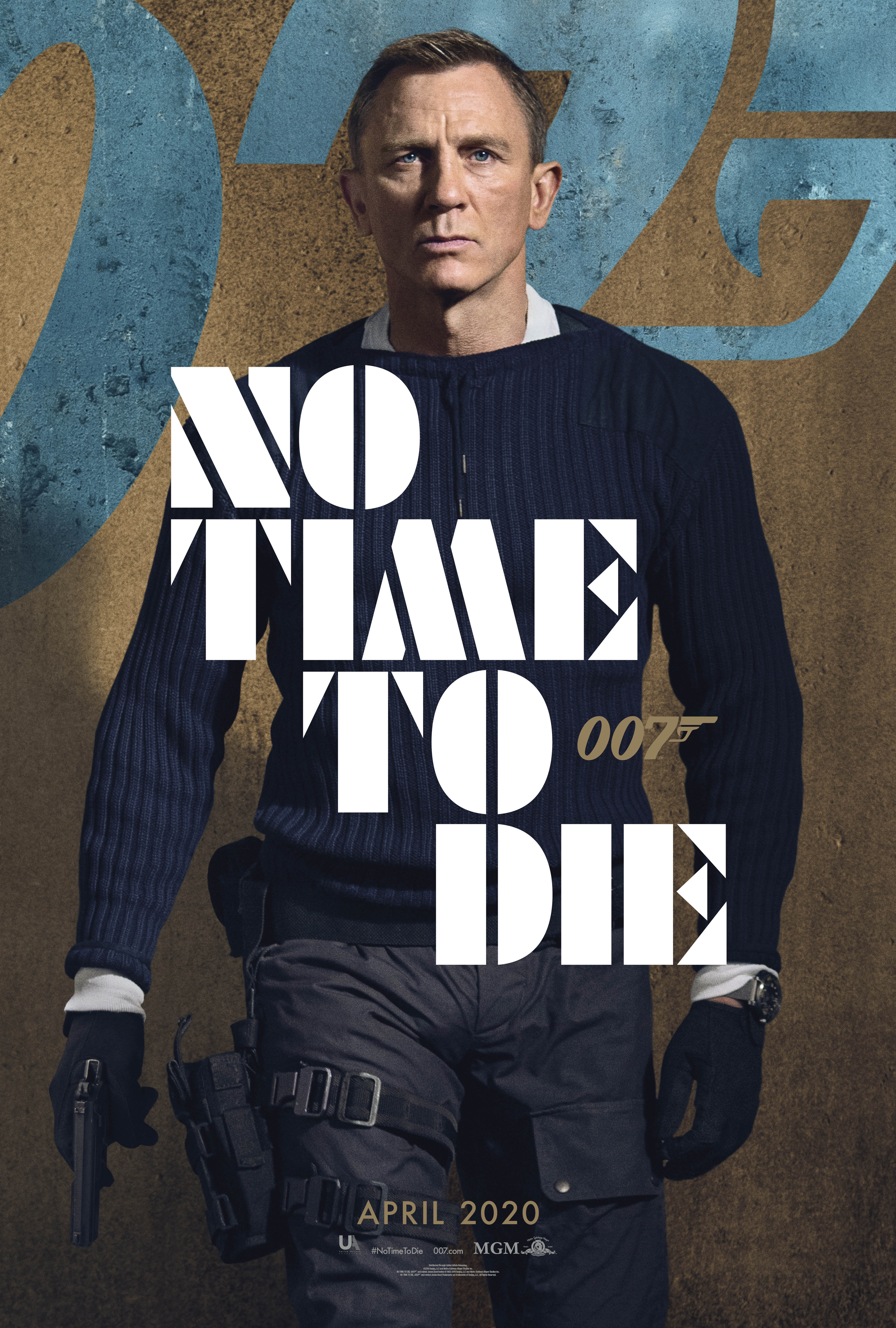 Ultra HiRes 'No Time To Die' Character Poster James Bond