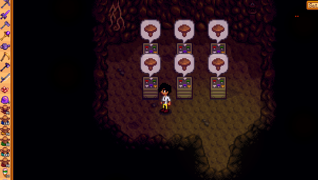 Mushrooms or Fruit bats ? r/StardewValley