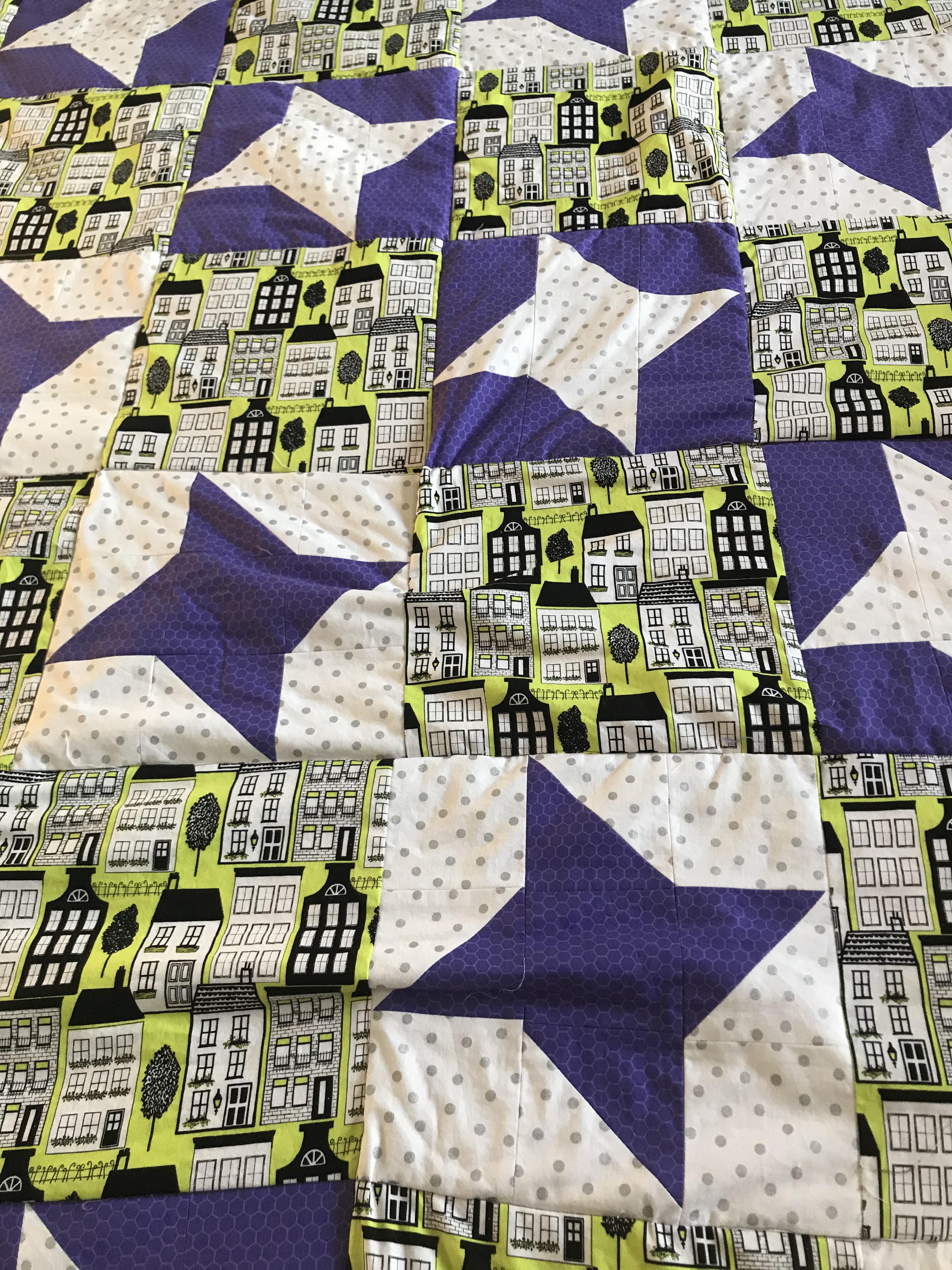 Sewed my three layers together and got major puckering... I pinned the