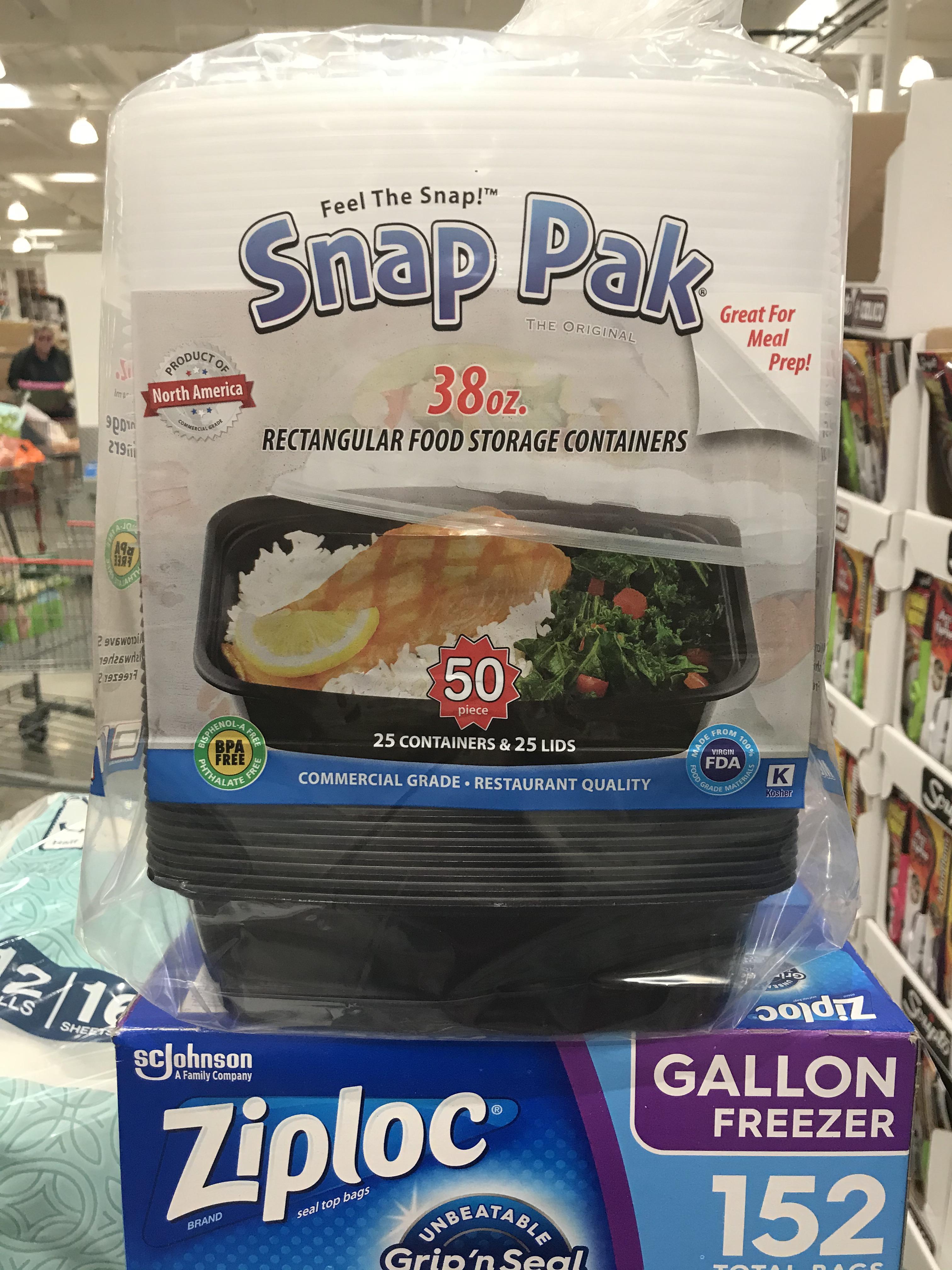 25 meal prep containers at Costco for 10 r/MealPrepSunday