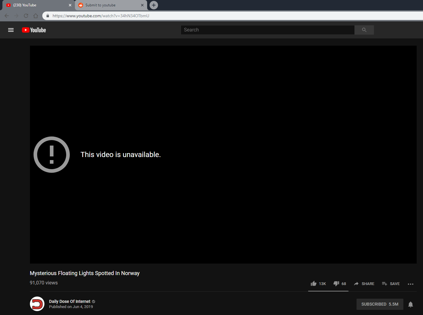 All youtube videos appear to be unavailable. youtube