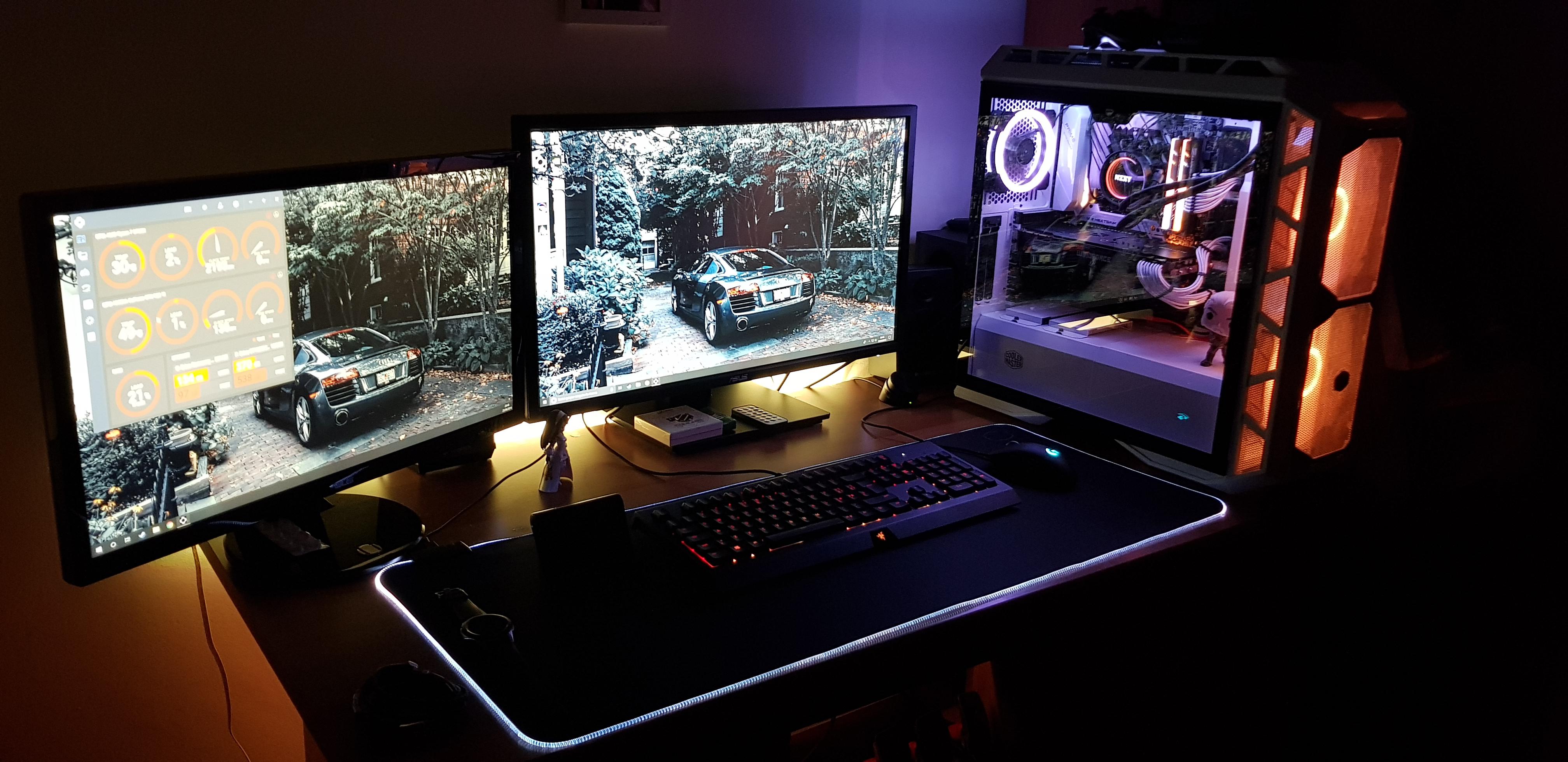 New light setup for my battlestation r/battlestations