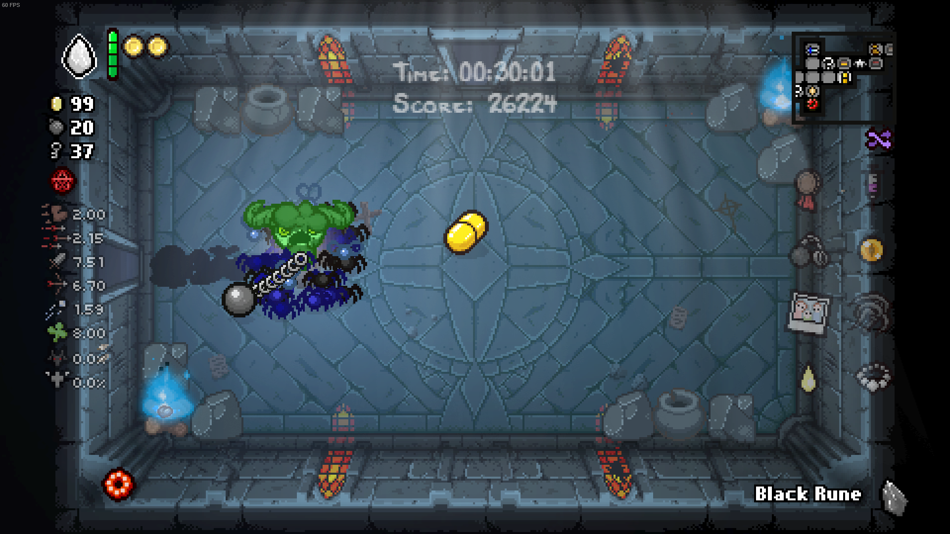 the fabled golden horse pill! r/bindingofisaac