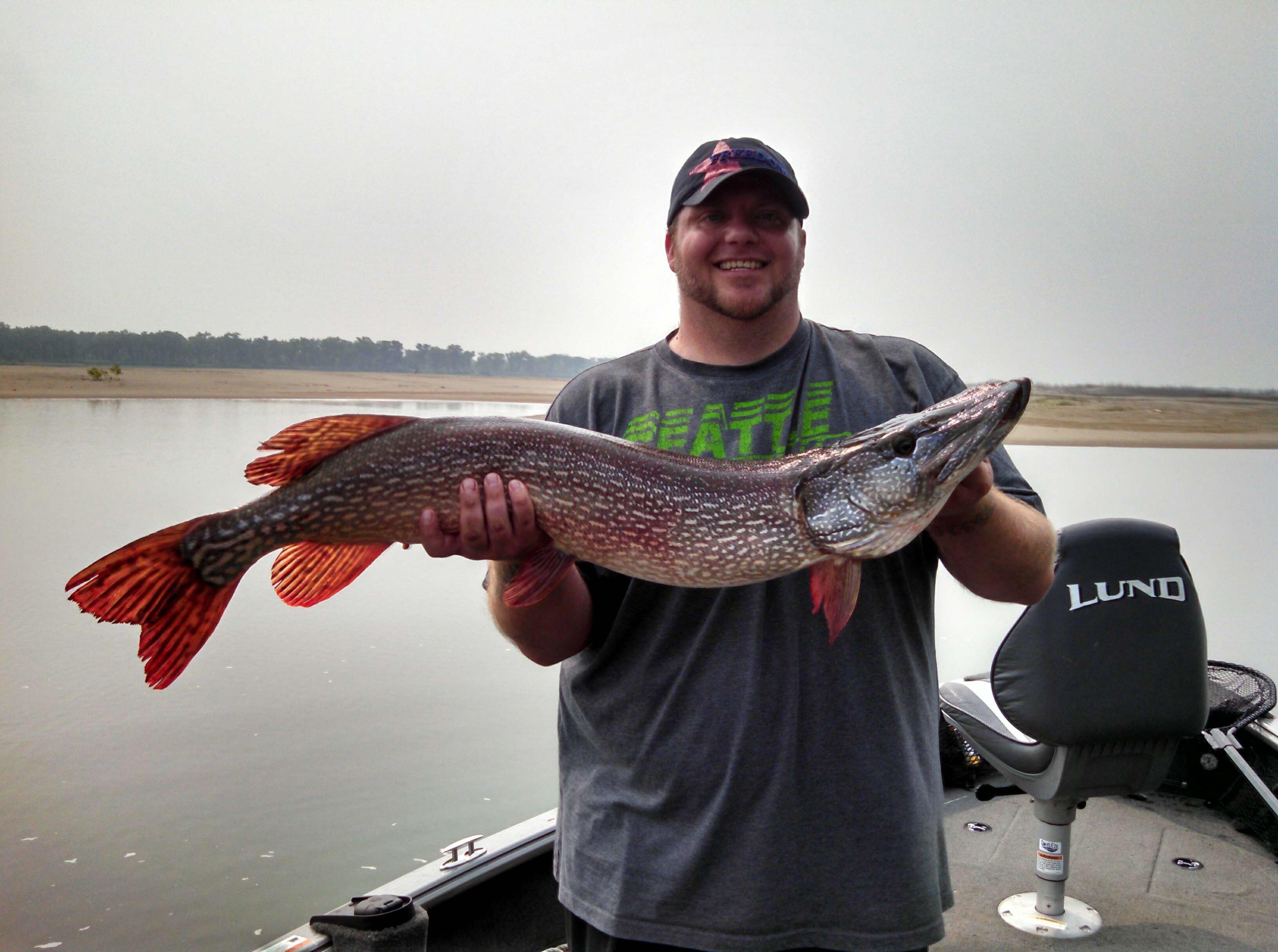 My first Northern Pike (North Dakota) r/Fishing