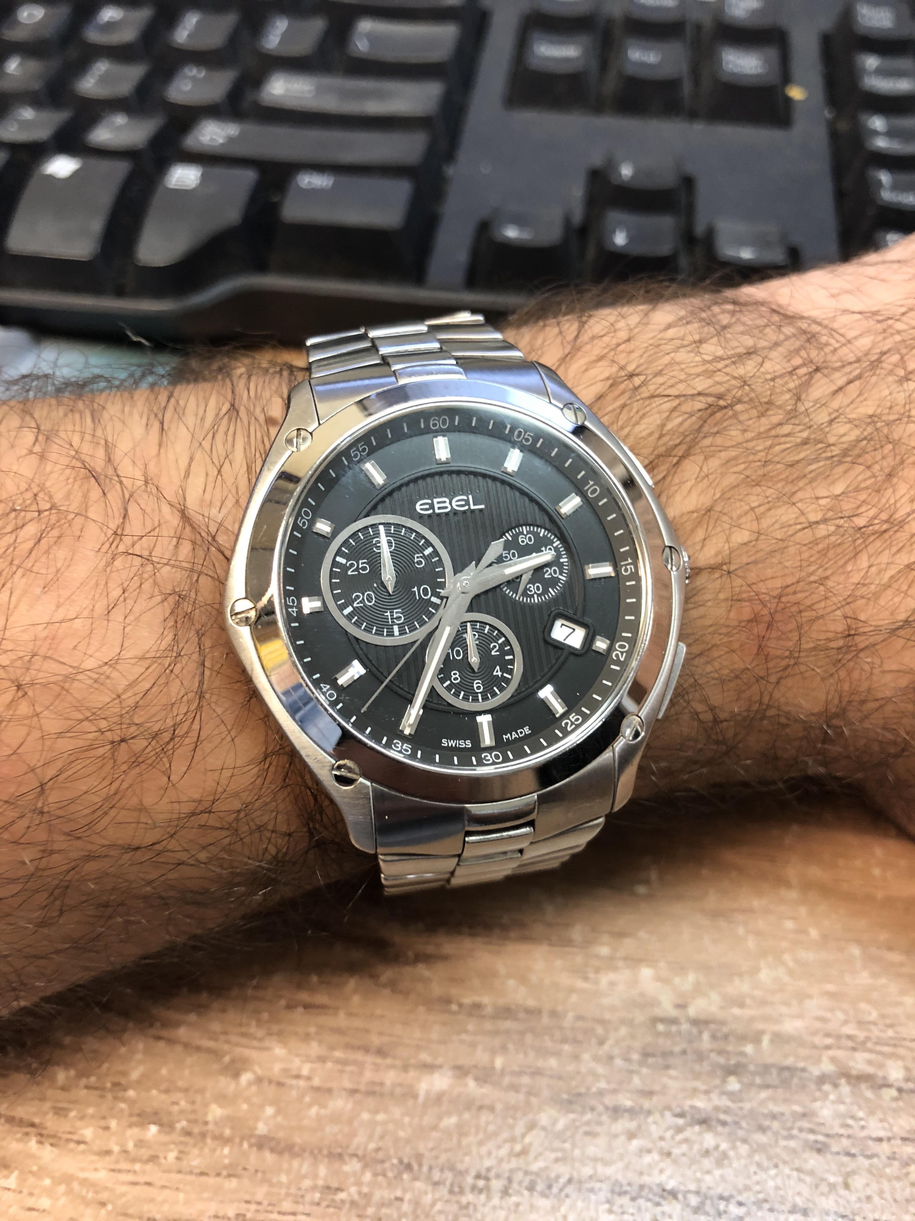 [Ebel Sport Classic] Rocking my first expensive watch at work today r