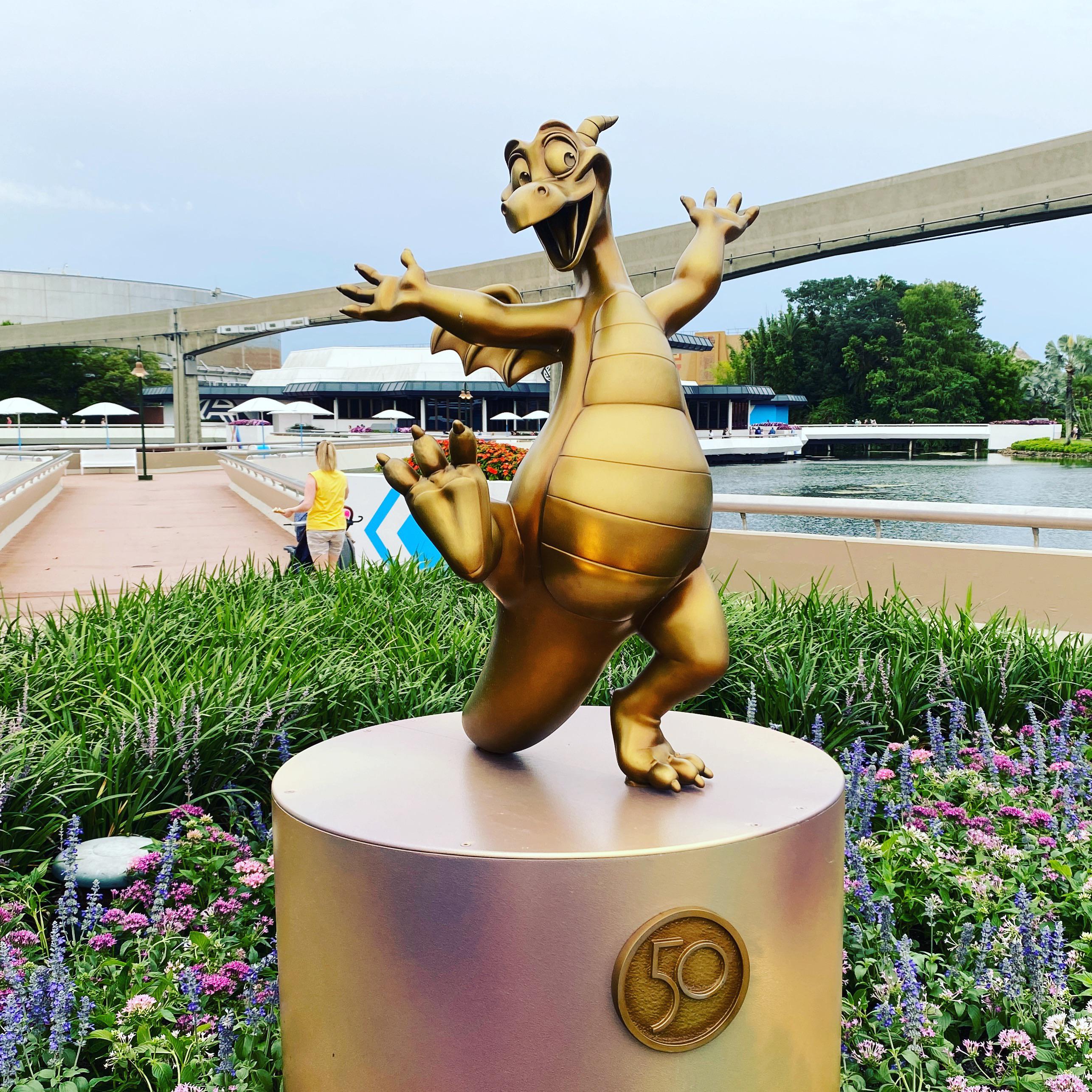 Figment Fab50 statue at Epcot r/WaltDisneyWorld