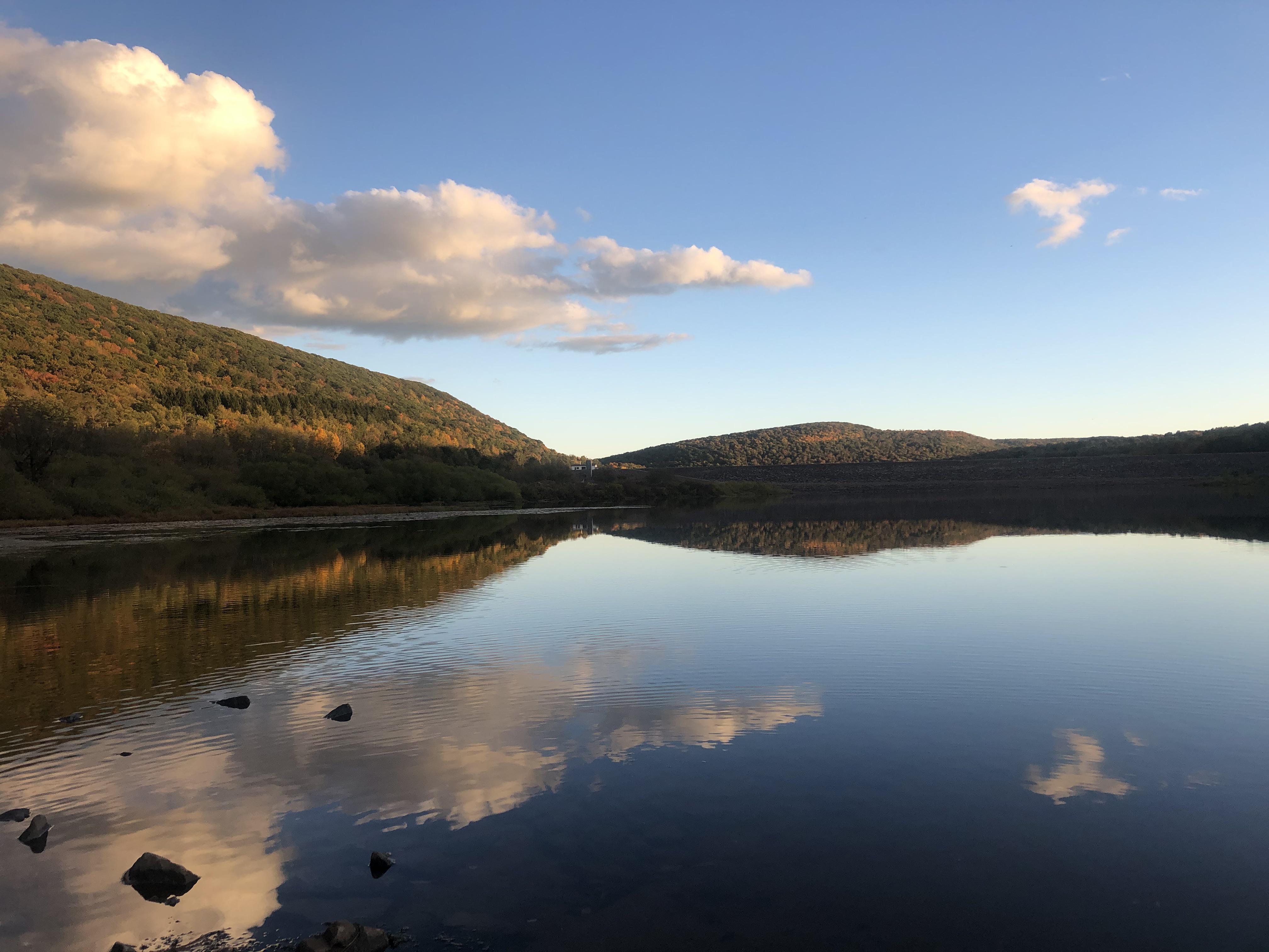 Northeastern Pennsylvania. Stillwater Dam in Clifford Township. r