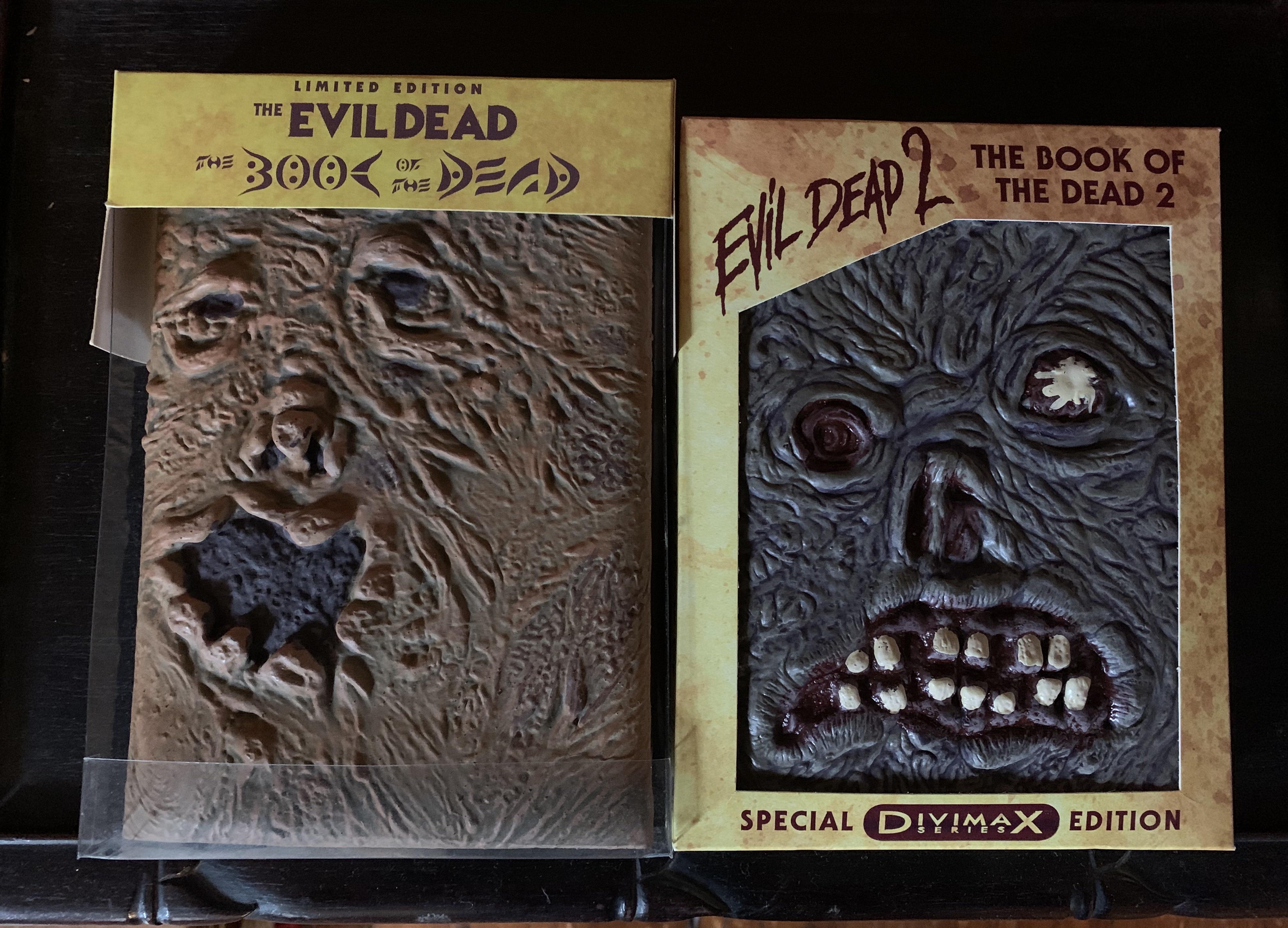 The Evil Dead and Evil Dead 2 Book of the Dead editions