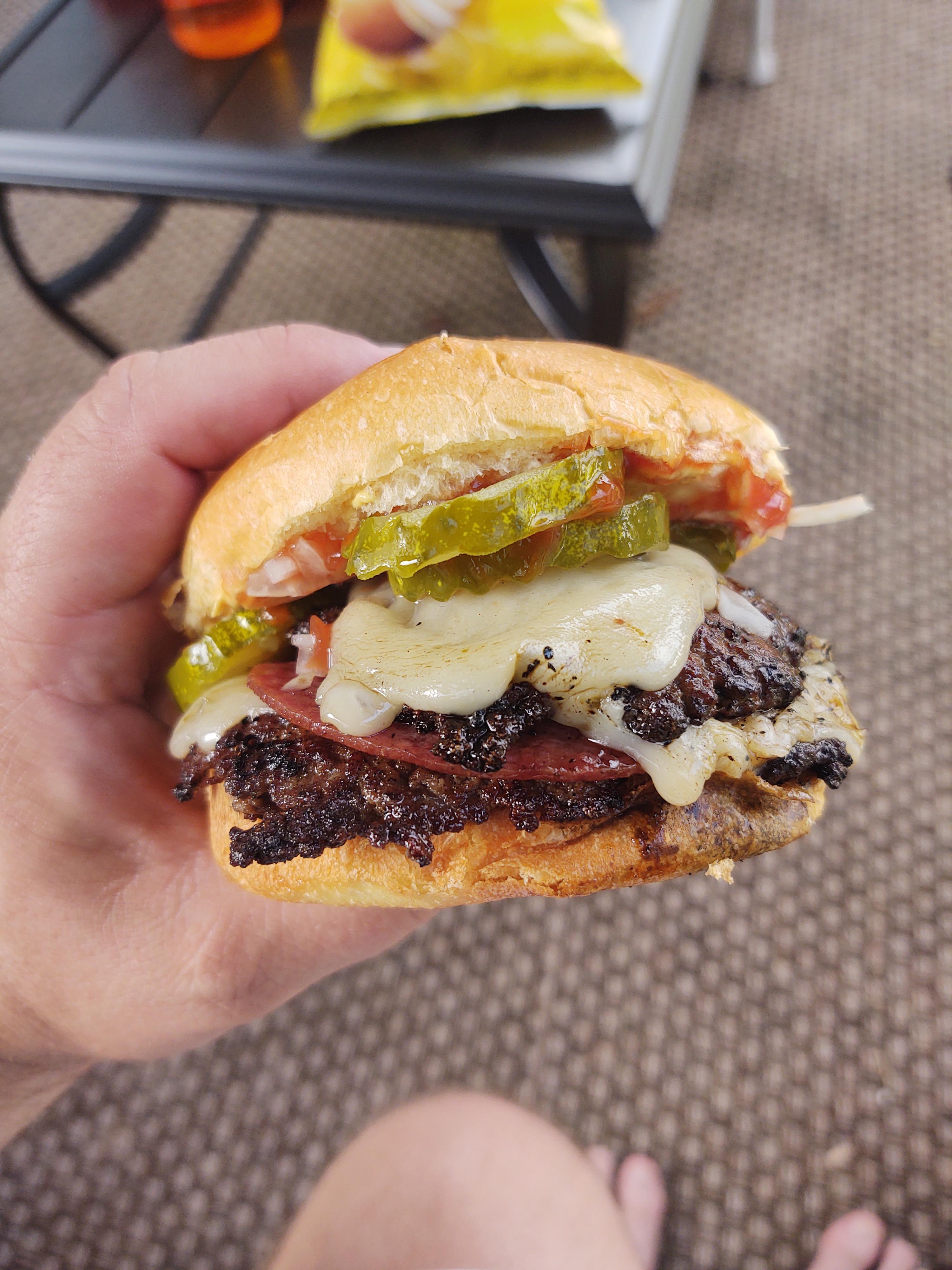 [Homemade] Wagonmaster Smashburger r/food