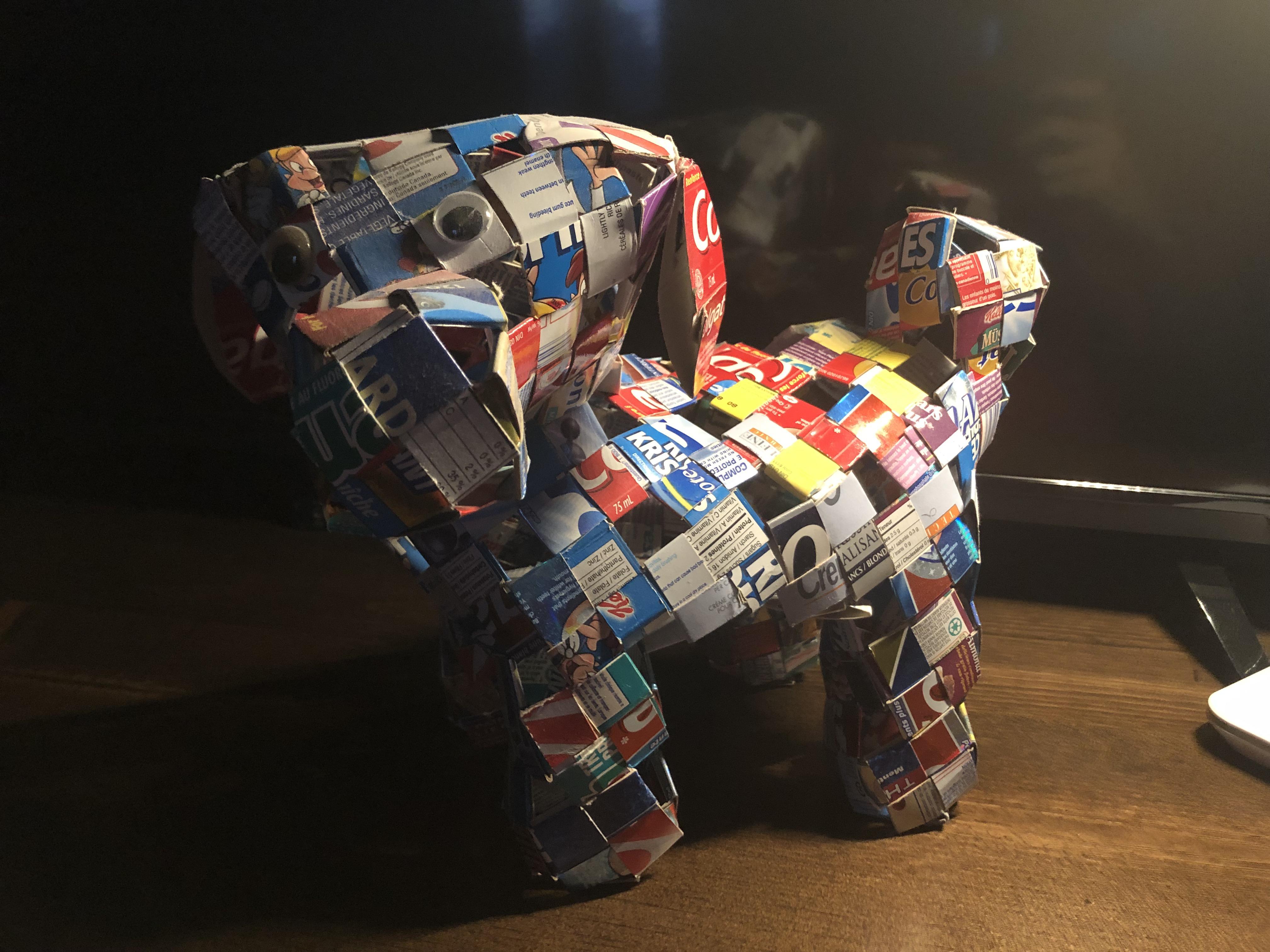 This cardboard dog I had since I was 2 r/mildlyinteresting